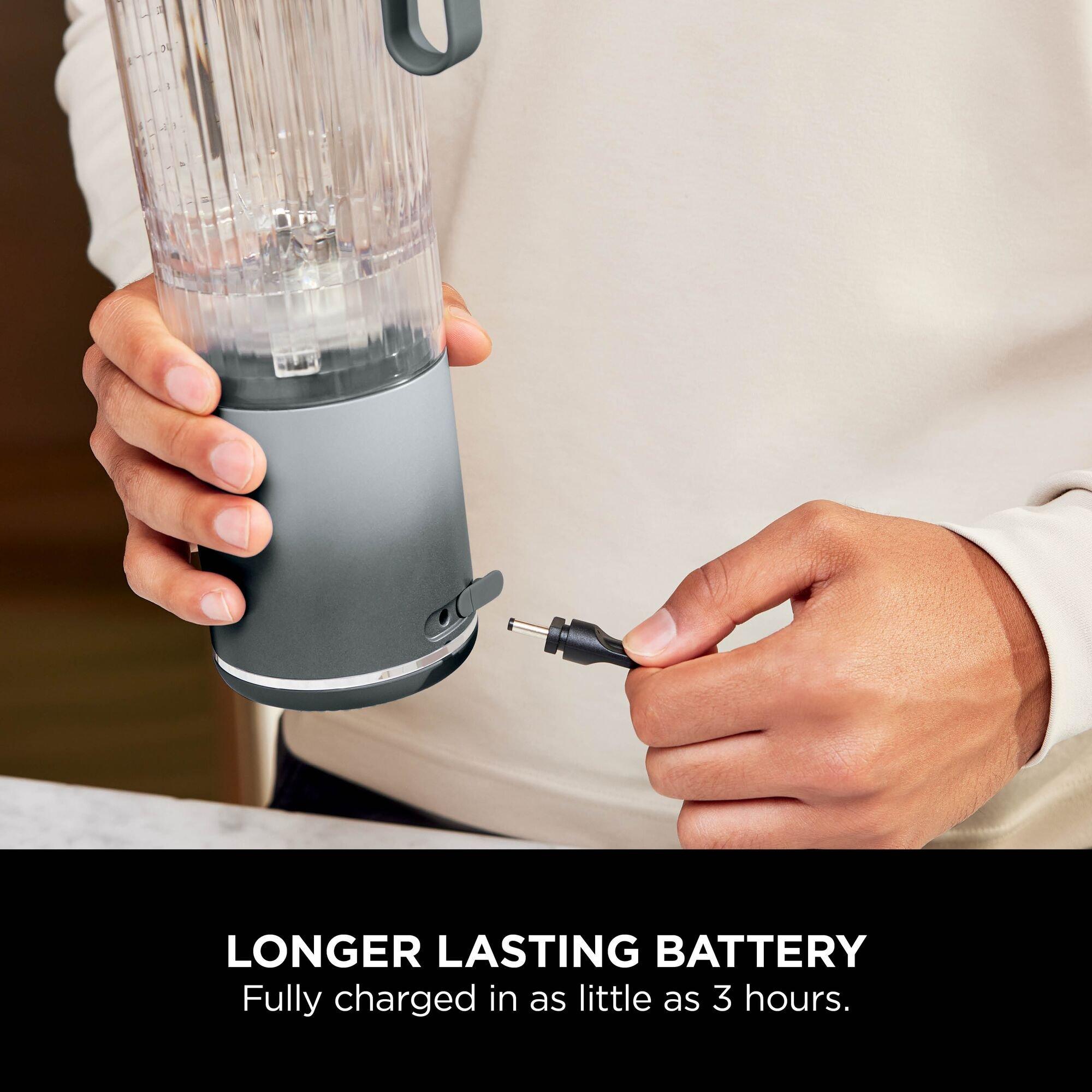 Silver - Ninja - Blast Max Portable Blender - Silver BC251UKSL - 13