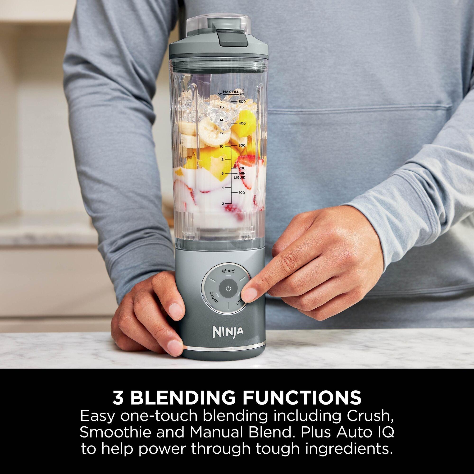 Silver - Ninja - Blast Max Portable Blender - Silver BC251UKSL - 5