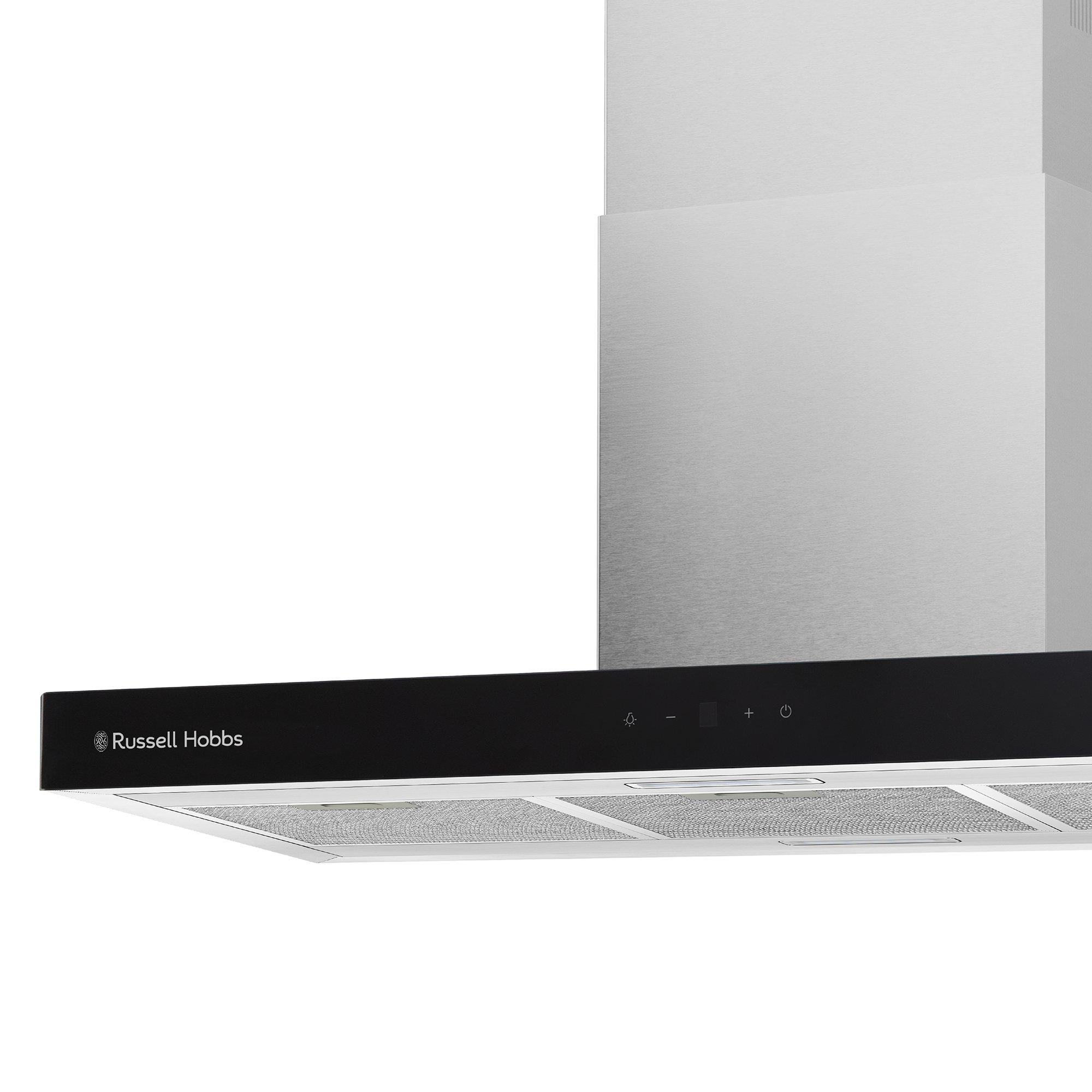 Stainless Steel - Russell Hobbs - RHICH904SS 90cm Island Cooker Hood Stainless Steel - 3