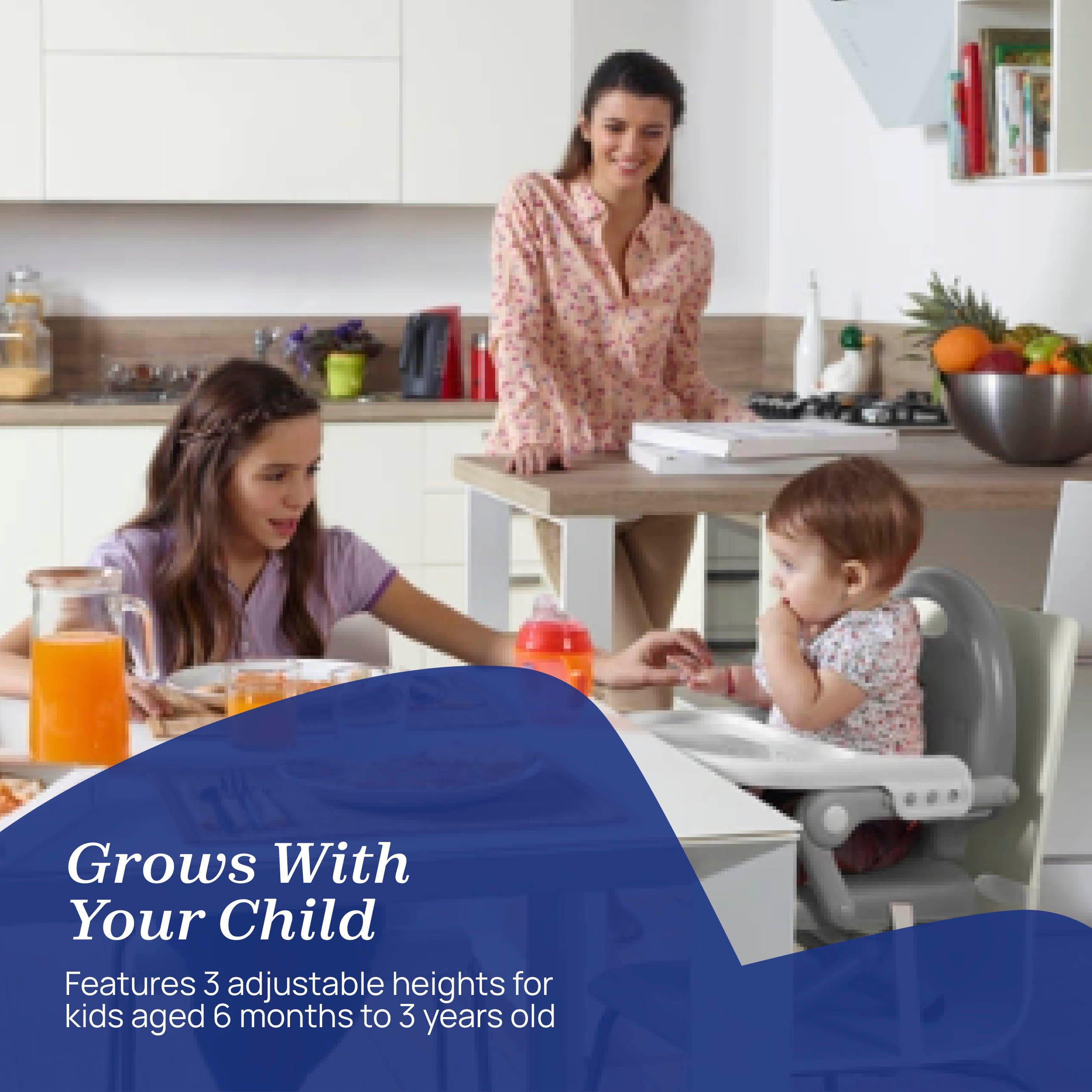 None - Chicco - Pocket Snack Booster Seat Dark Grey - 3