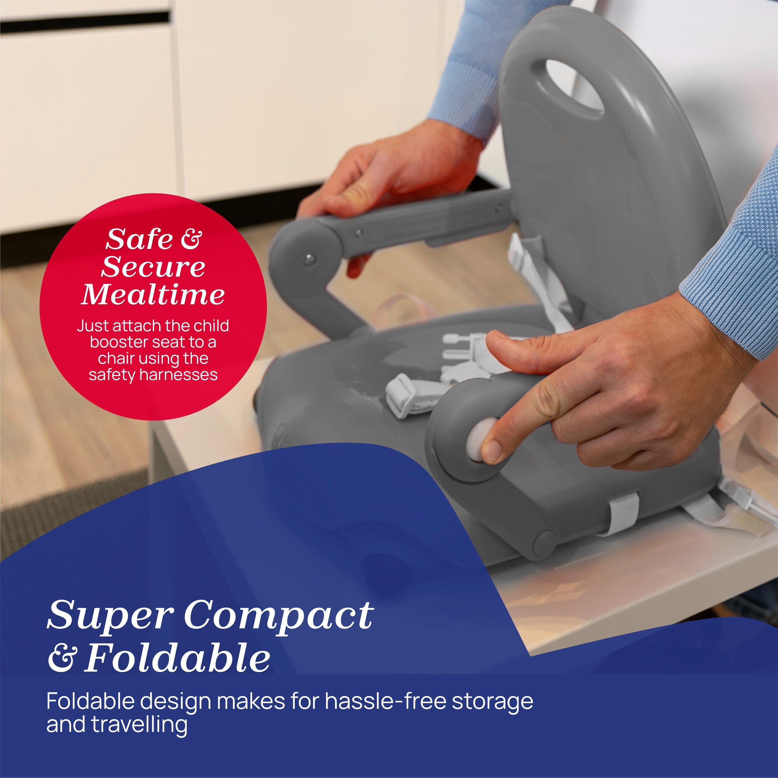 None - Chicco - Pocket Snack Booster Seat Dark Grey - 4