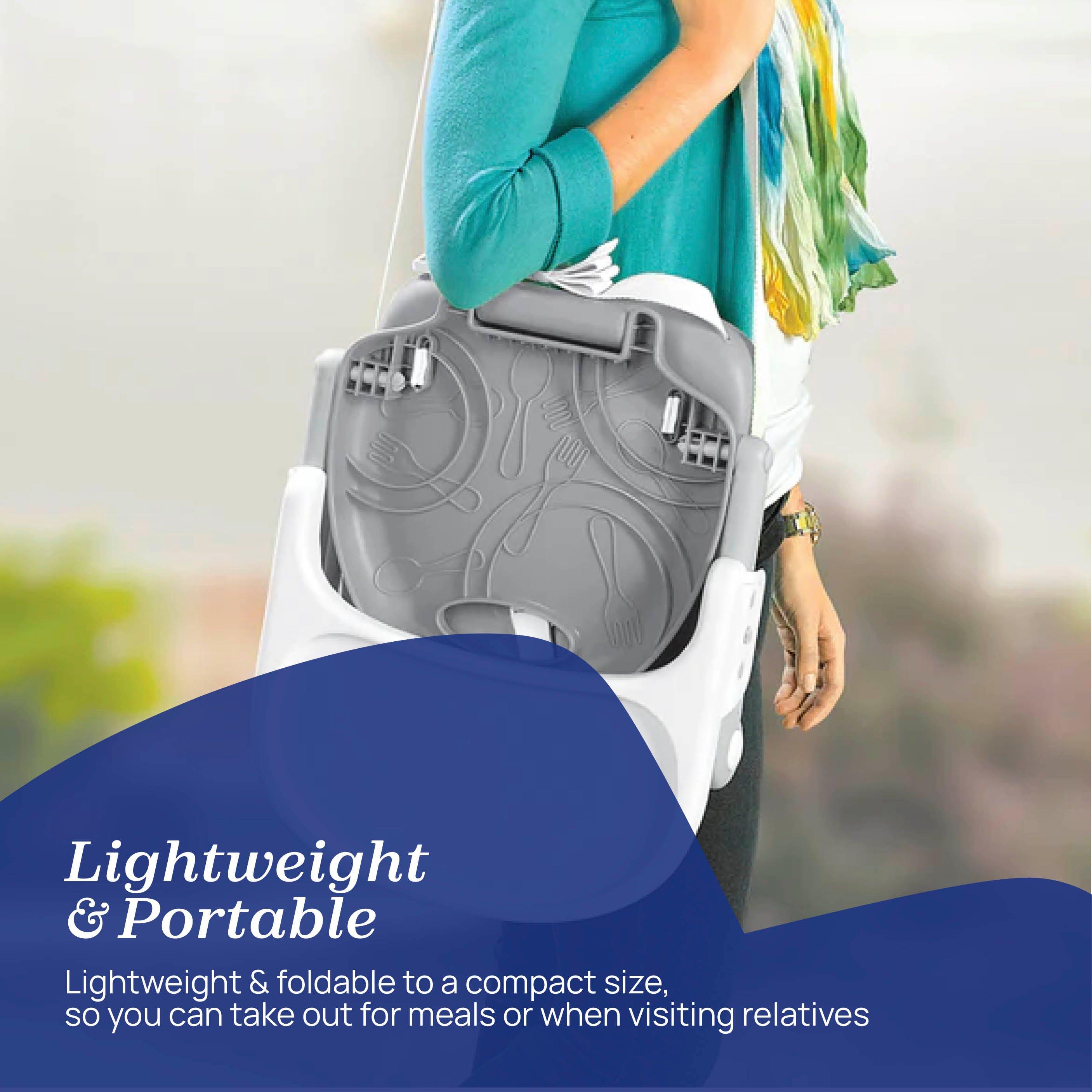 None - Chicco - Pocket Snack Booster Seat Dark Grey - 5