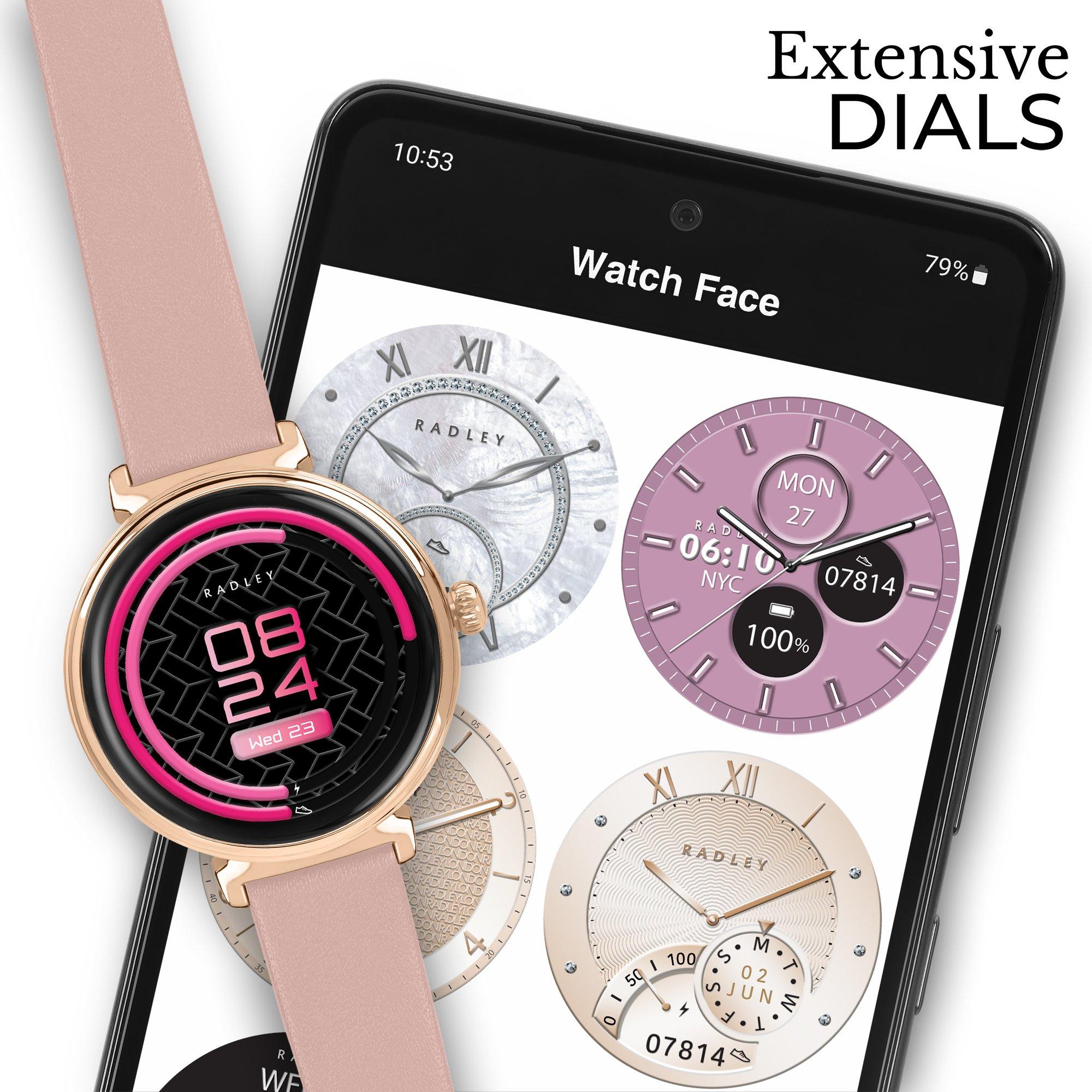 Pink - Radley - Radley Series 48 AMOLED Pink Smart Watch - 4