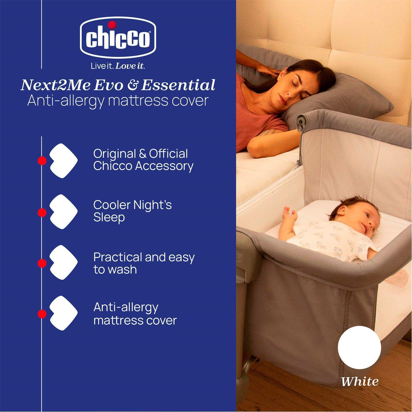 None - Chicco - Hygienic Terry Mattress Cover for Next2Me - 3