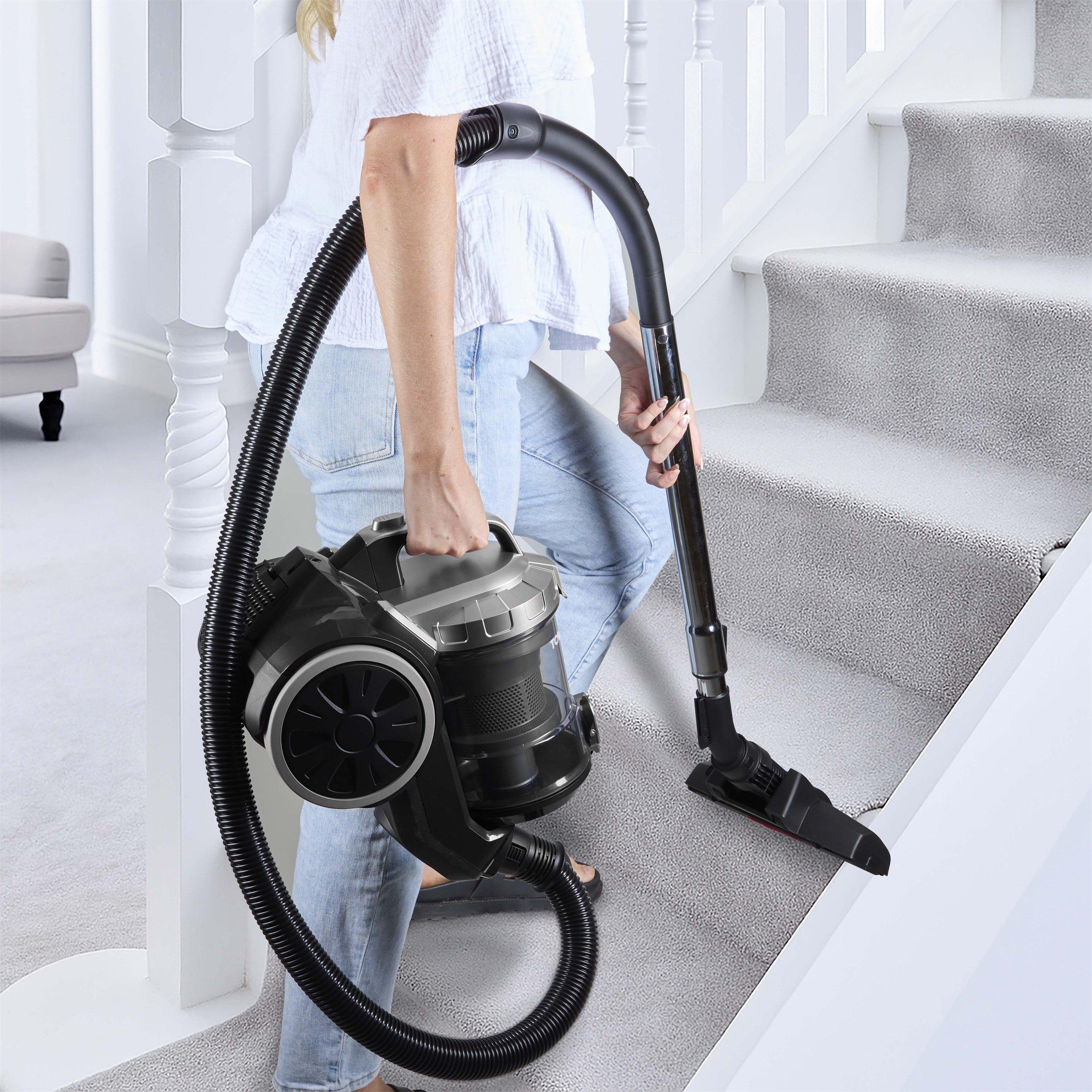 Silver - Tower - T102004PLPET 1.5L Cylinder Vacuum Cleaner Platinum - 12