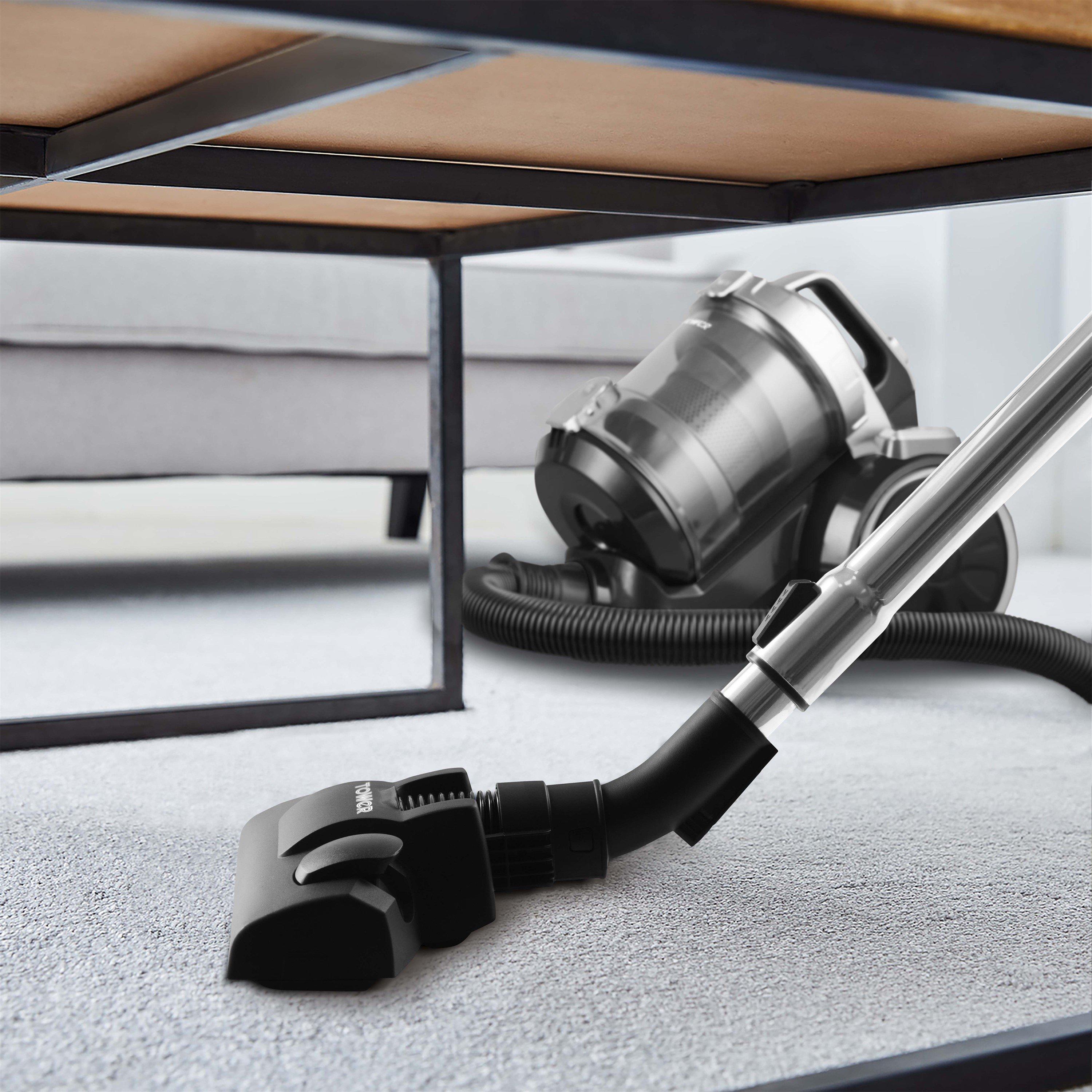 Silver - Tower - T102004PLPET 1.5L Cylinder Vacuum Cleaner Platinum - 3