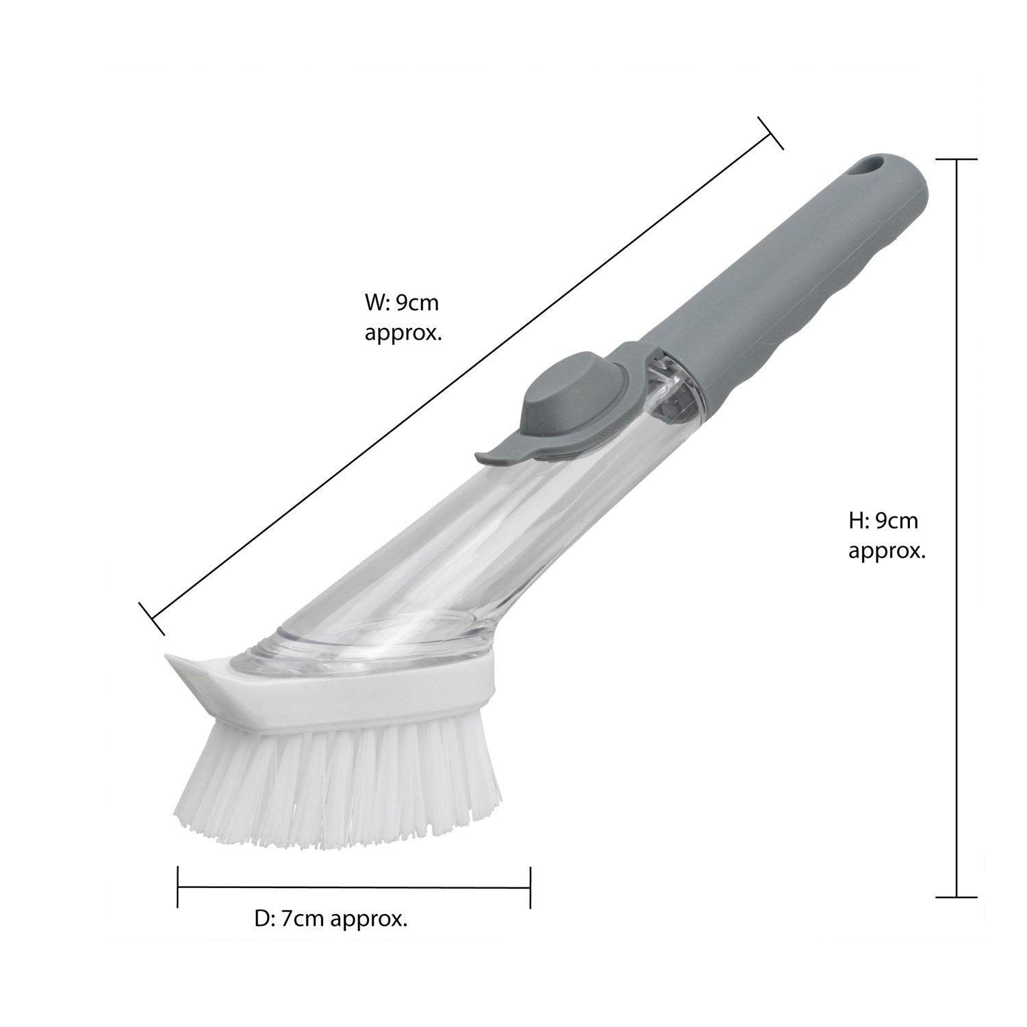 Grey - JVL - JVL Plastic Dish Drainer Washing Up Bowl and Soap - 9