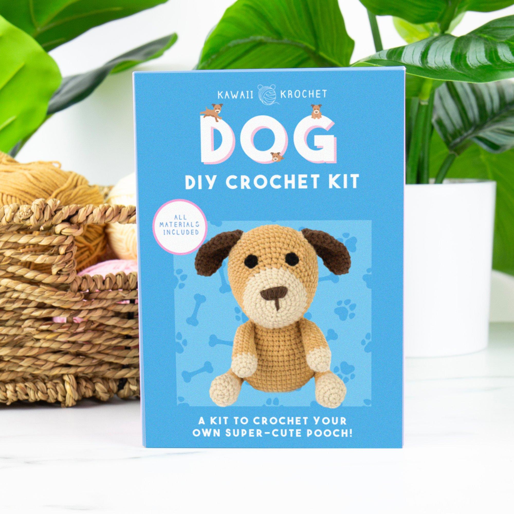 Blue - Gift Republic - DIY DOG CROCHET KIT - 1