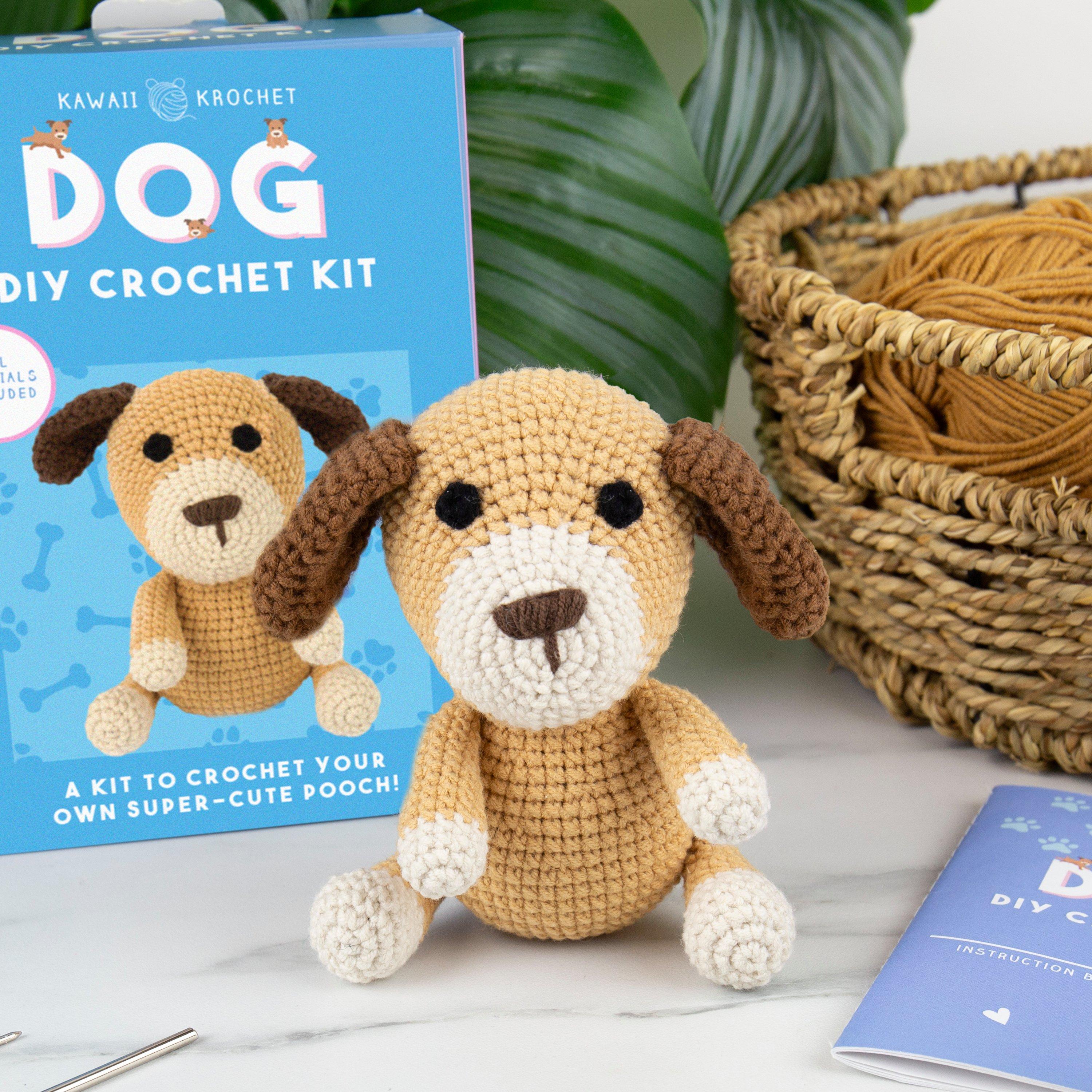 Blue - Gift Republic - DIY DOG CROCHET KIT - 2