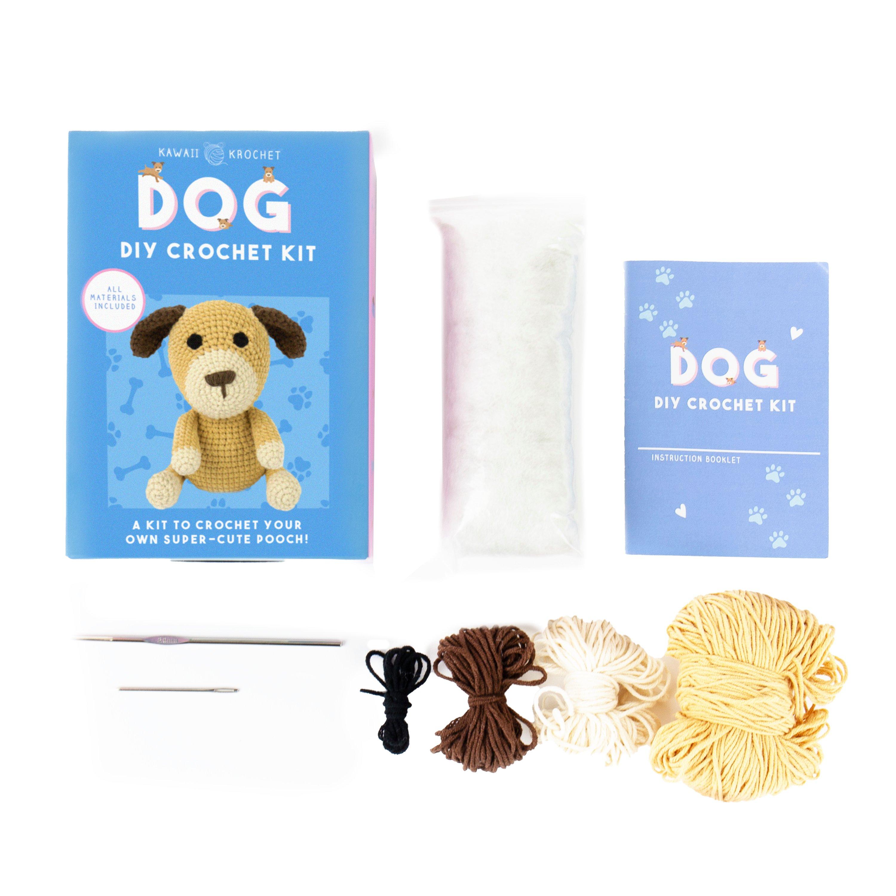 Blue - Gift Republic - DIY DOG CROCHET KIT - 3