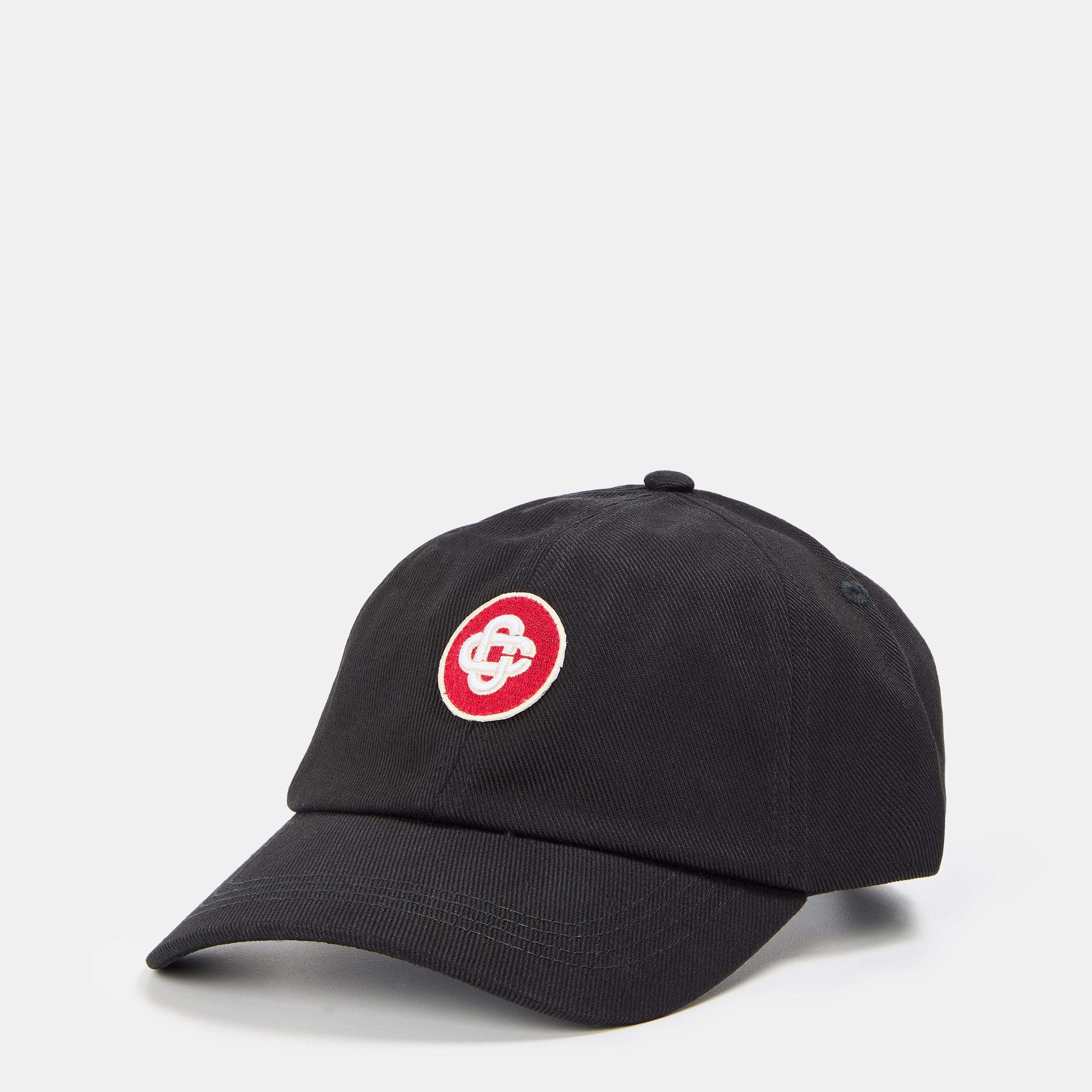 Black - Casablanca - Men's Casa Round Logo Baseball Cap - 1