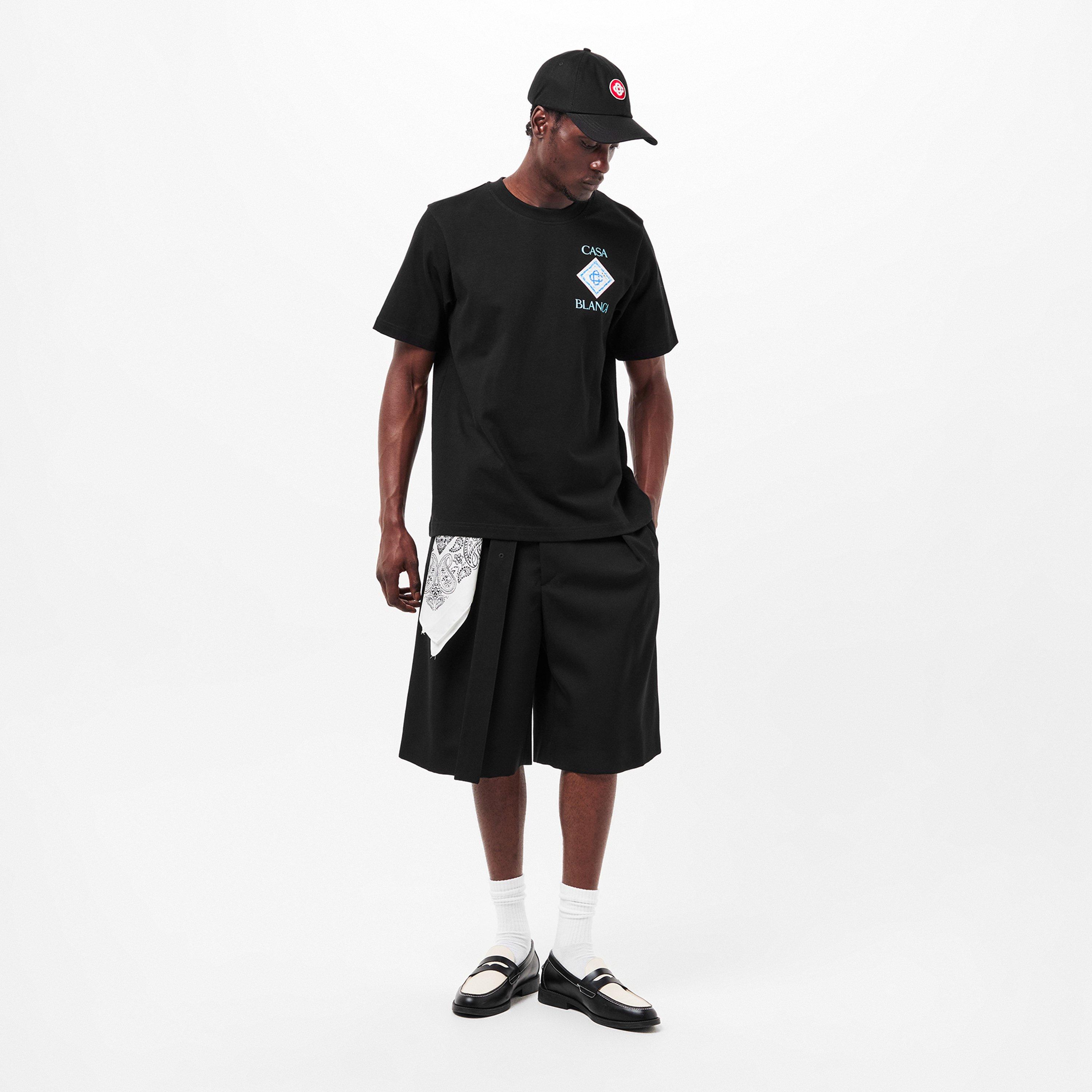 Black - Casablanca - Men's Casa Round Logo Baseball Cap - 5