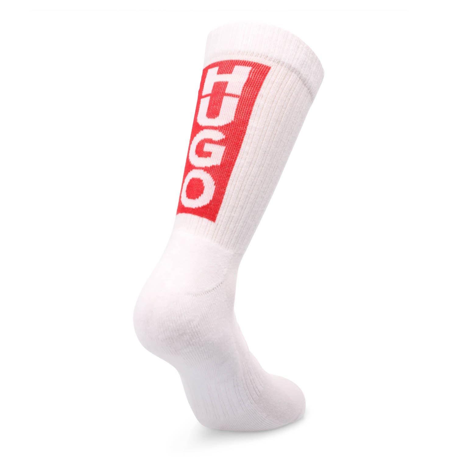 Multi Colour - Hugo - 3 Pack of Vertical Logo Socks - 5