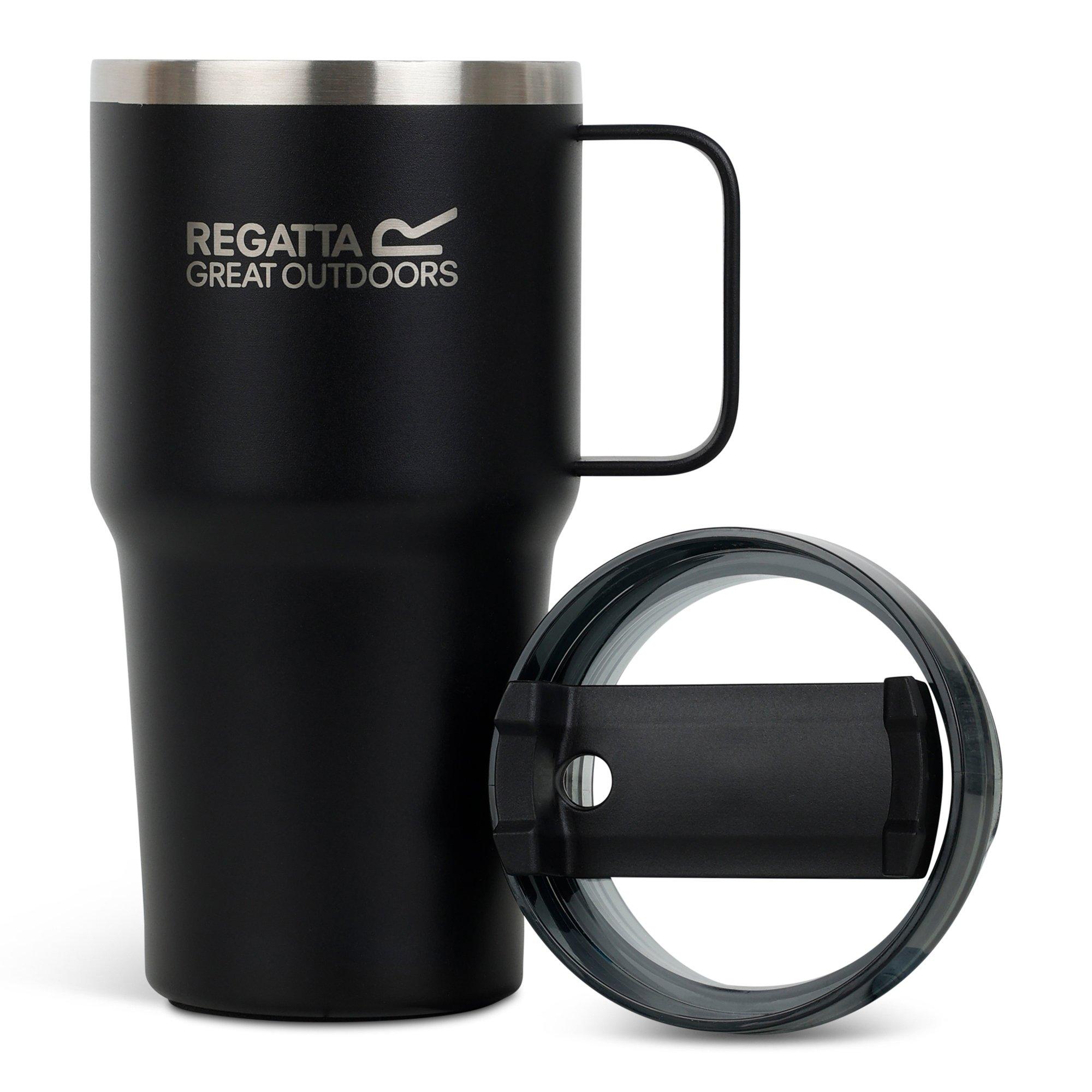 Black - Regatta - Thermulate Insulated 0.6L Flip-Top Travel Mug - 4