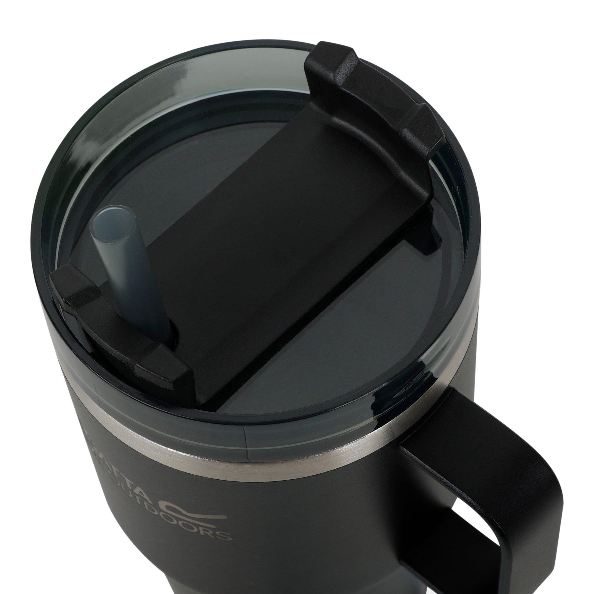 Black - Regatta - Thermulate Insulated 0.6L Flip-Top Travel Mug - 6