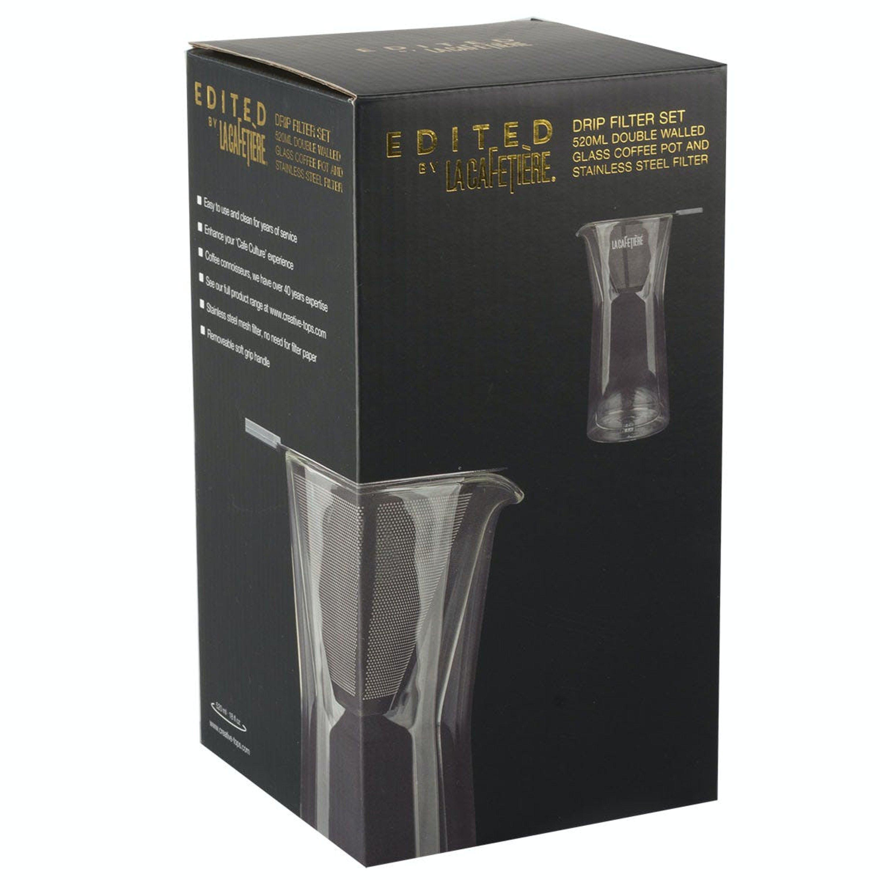 Clear - La Cafetiere - La Cafetiere Edited Premium Double Walled Glass Dr - 3