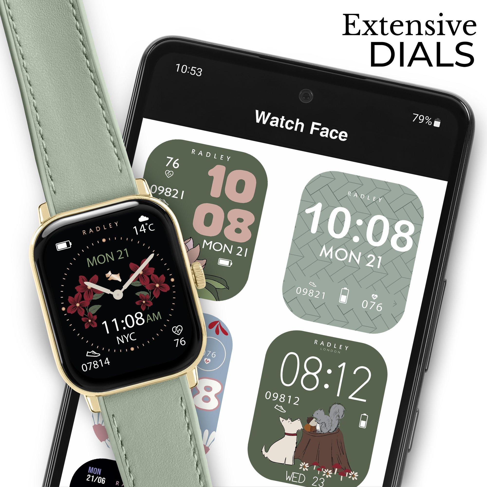 Green - Radley - Radley Series 56 Green Smart Watch - 3