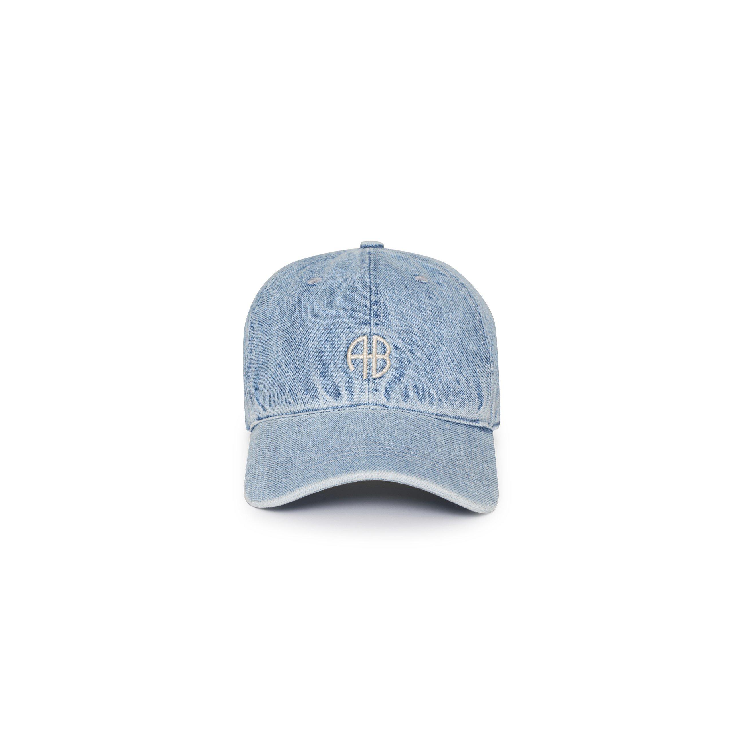 WASHED BLUE - Anine Bing - Women's Jeremy Cotton Baseball Cap - 3