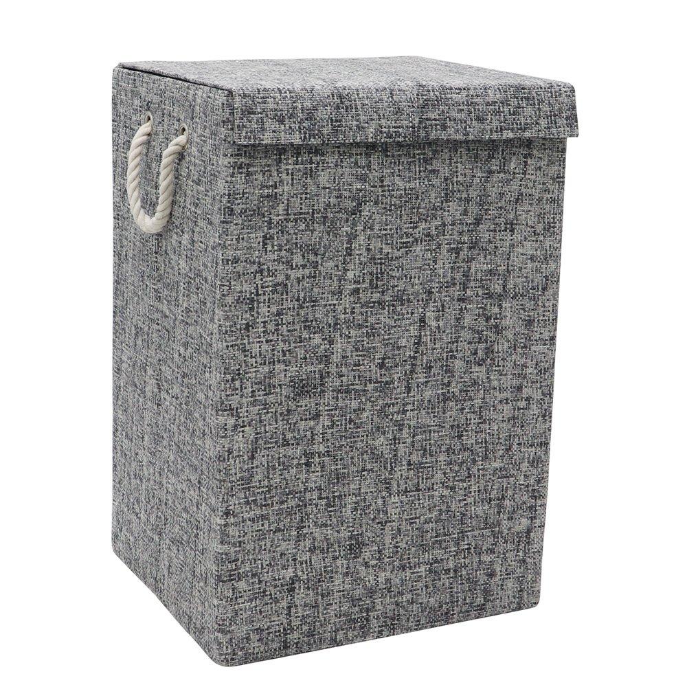 Grey - JVL - Urban Paper Foldable Laundry Hamper - 1