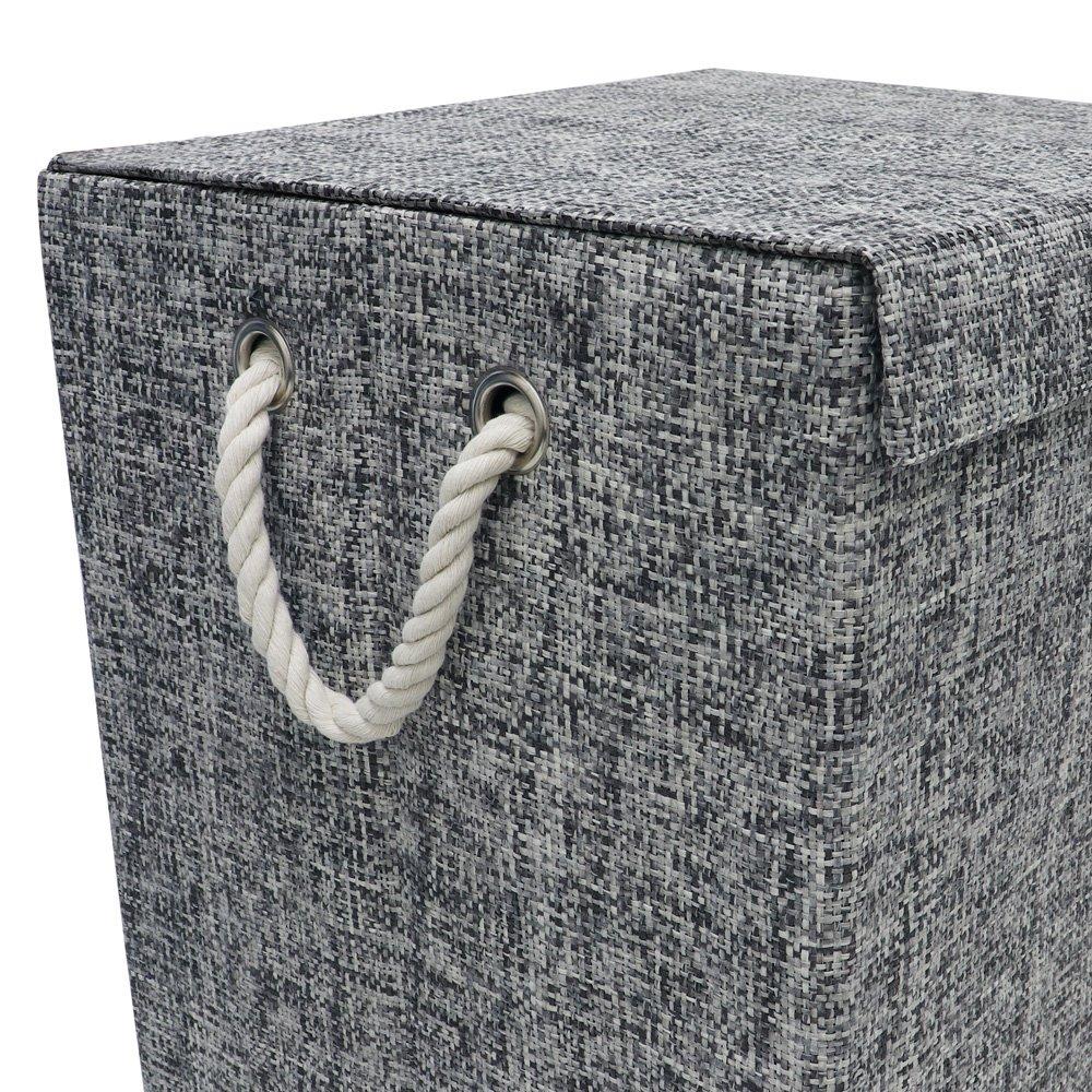 Grey - JVL - Urban Paper Foldable Laundry Hamper - 3