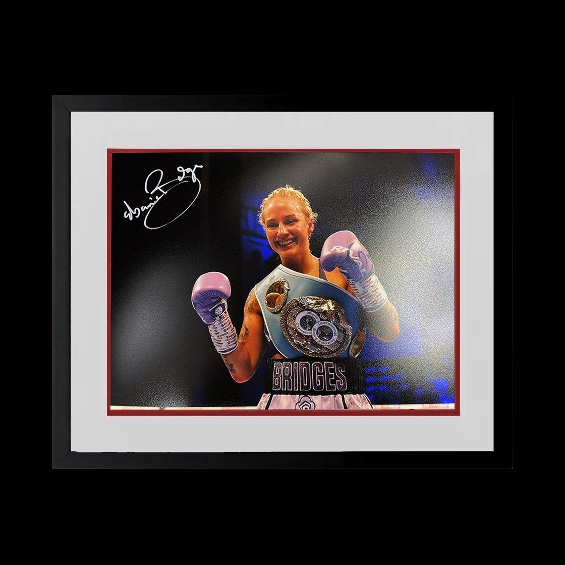 Blue - The Fan Cave - Ebanie Bridges Signed Image Deluxe Mount Frame - 1