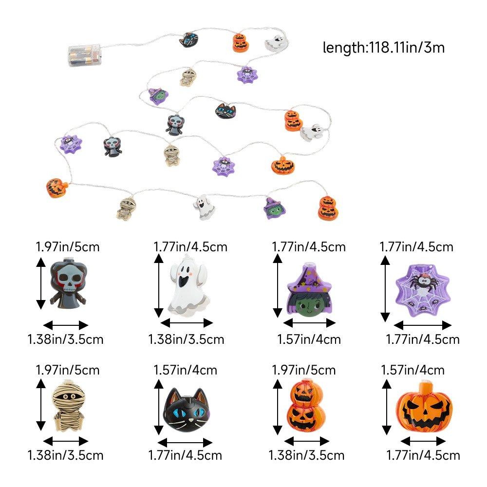 Multi - LIFE IDEAS - 20 LEDs Battery-Powered Halloween String Lights - 2
