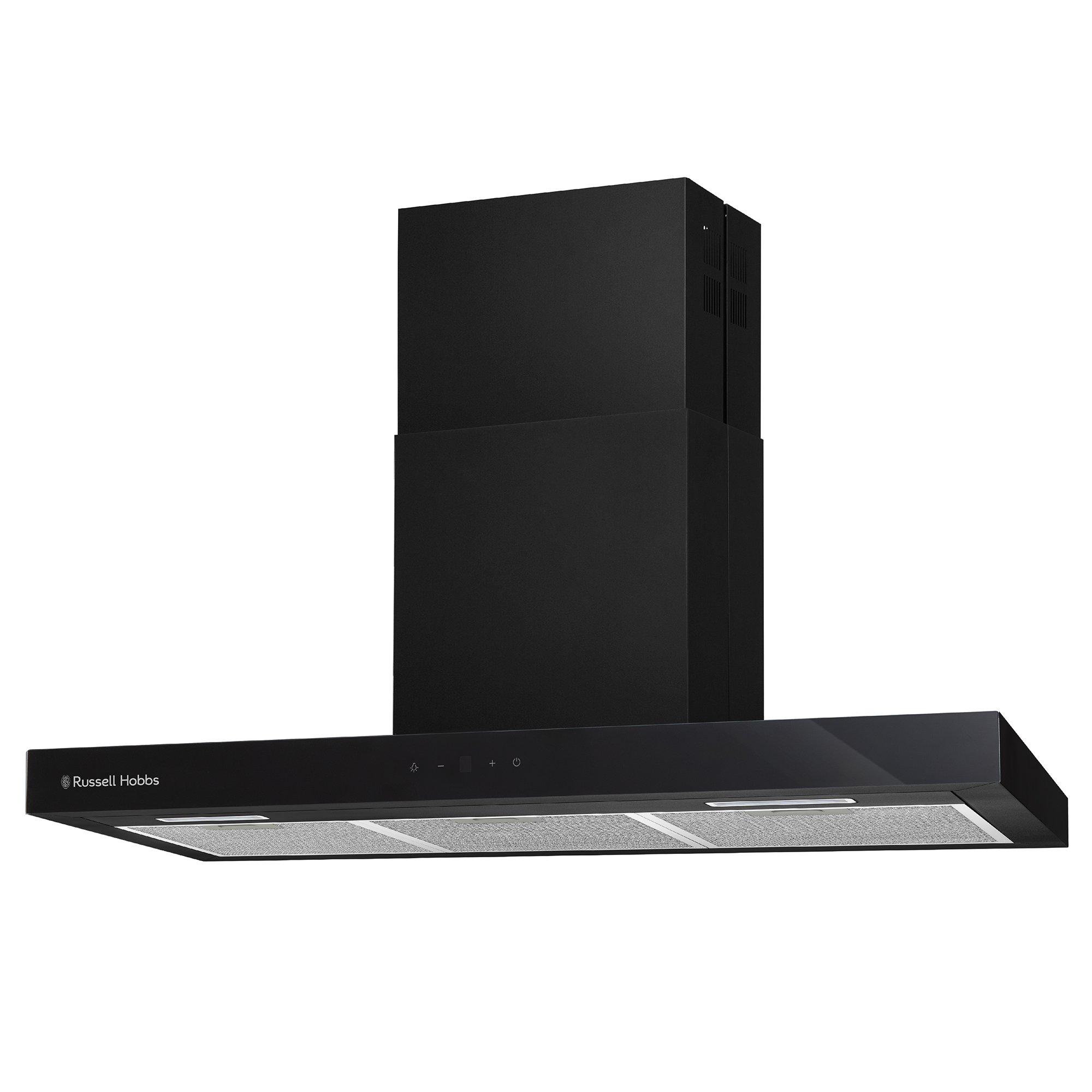 Black - Russell Hobbs - RHGCH903B 90cm T-Shaped Cooker Hood in Black - 3