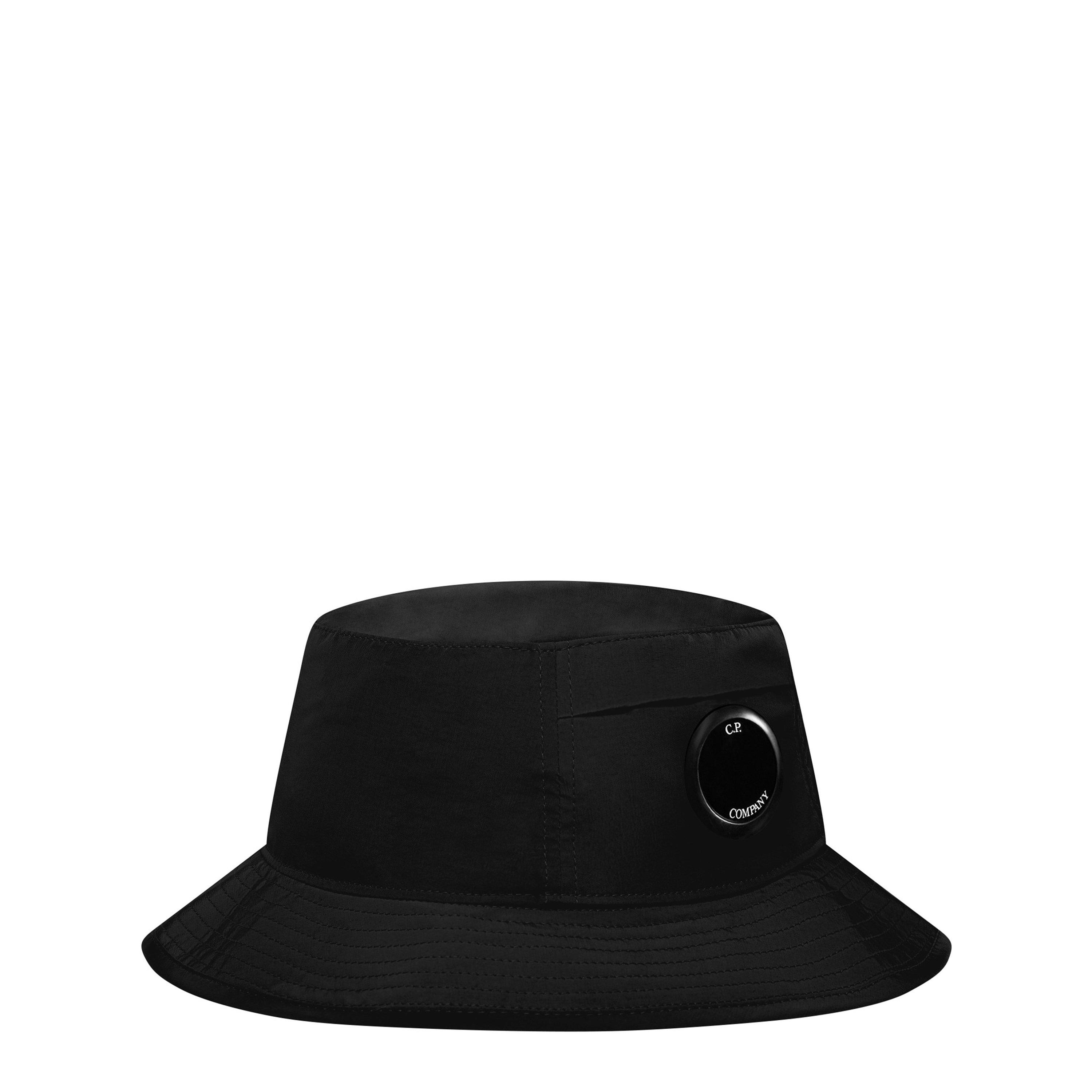 Black 999 - CP Company - Men's Chrome Lens Detail Bucket Hat - 1