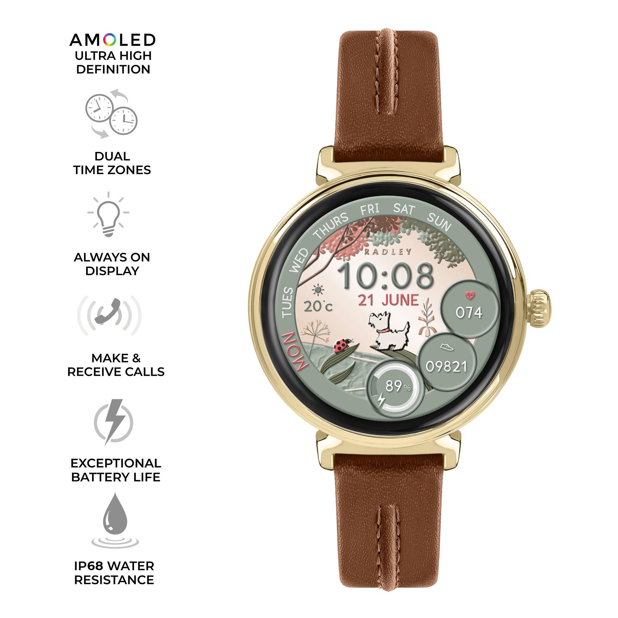 Red - Radley - Radley Series 48 AMOLED Red Smart Watch - 2