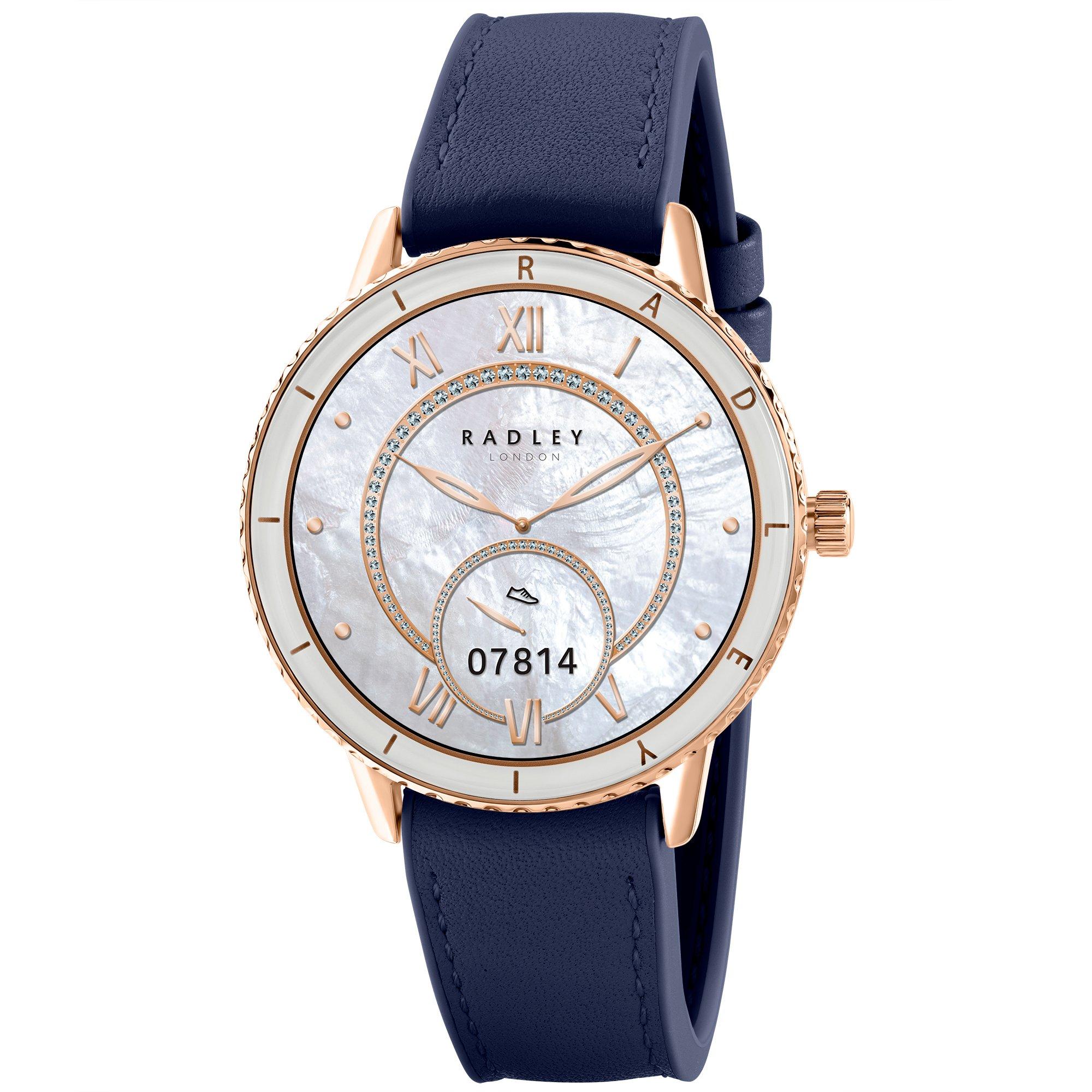 Blue - Radley - Radley Series 57 Navy Smart Watch - 1