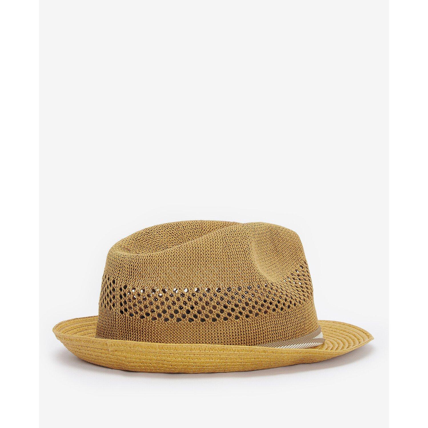 Dark Tan - Barbour - Craster Trilby Hat - 2