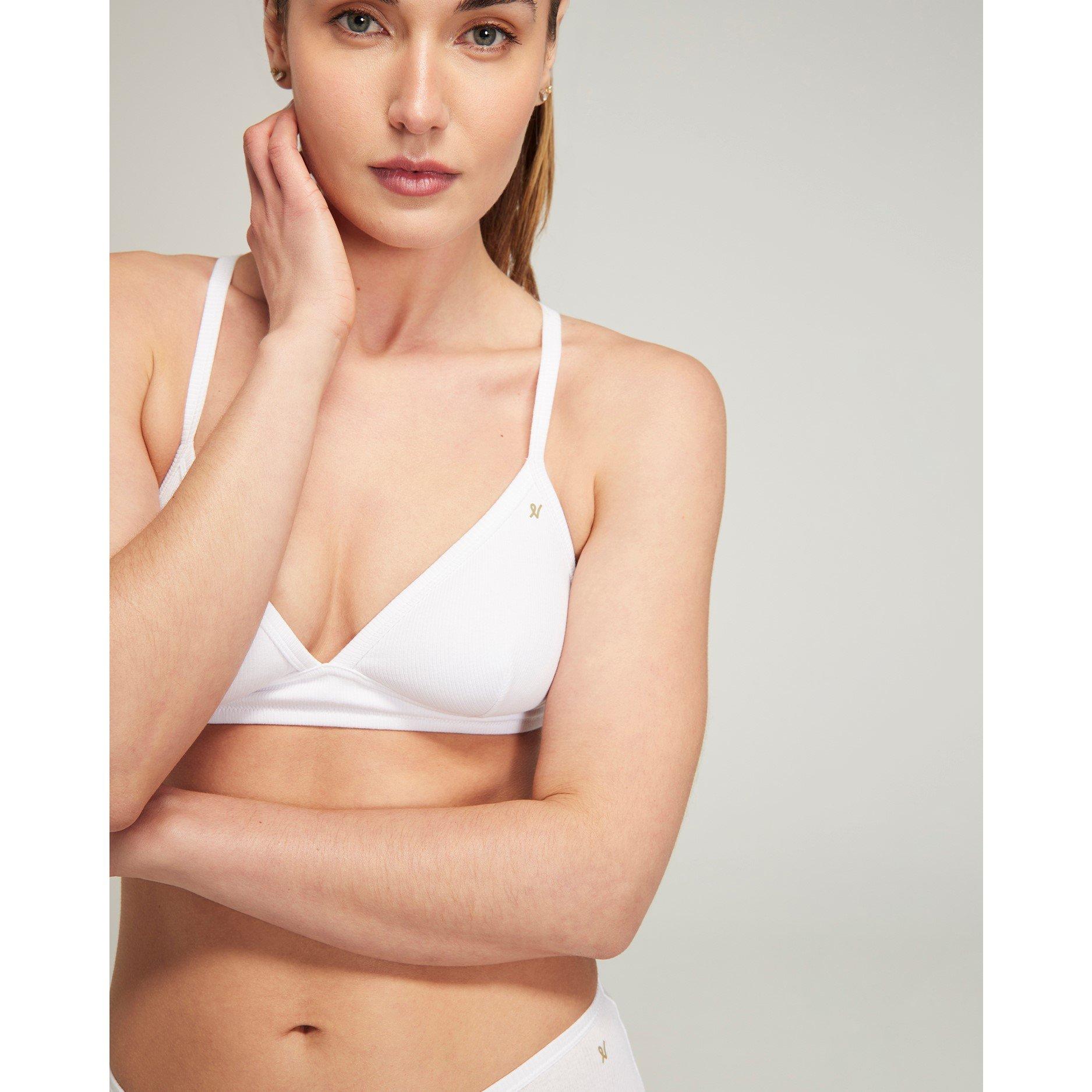 White - Nudea - THE EASY DOES IT BRALETTE ORGANIC COTTON - 2