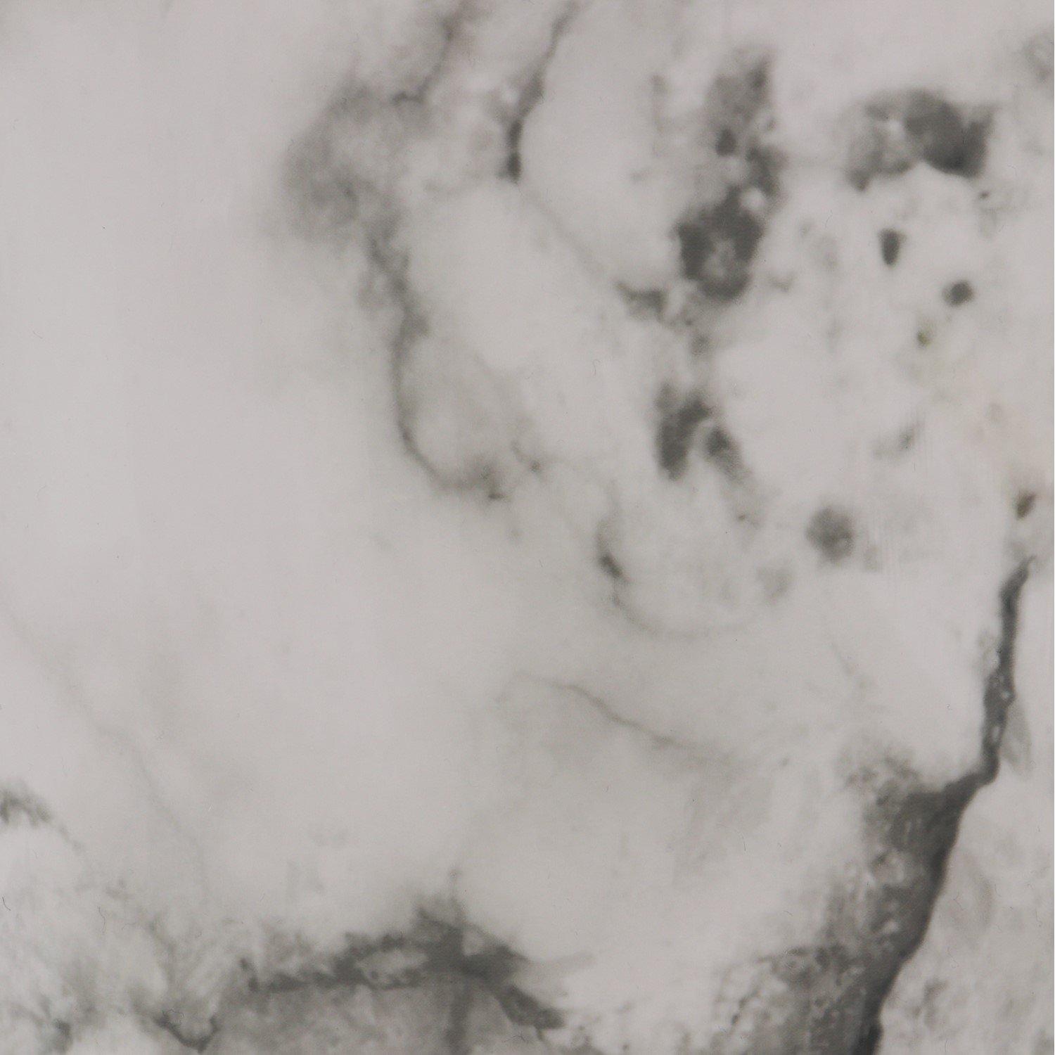 Grey - JVL - Marble Plastic Waste Paper Bin Twin Pack - 3