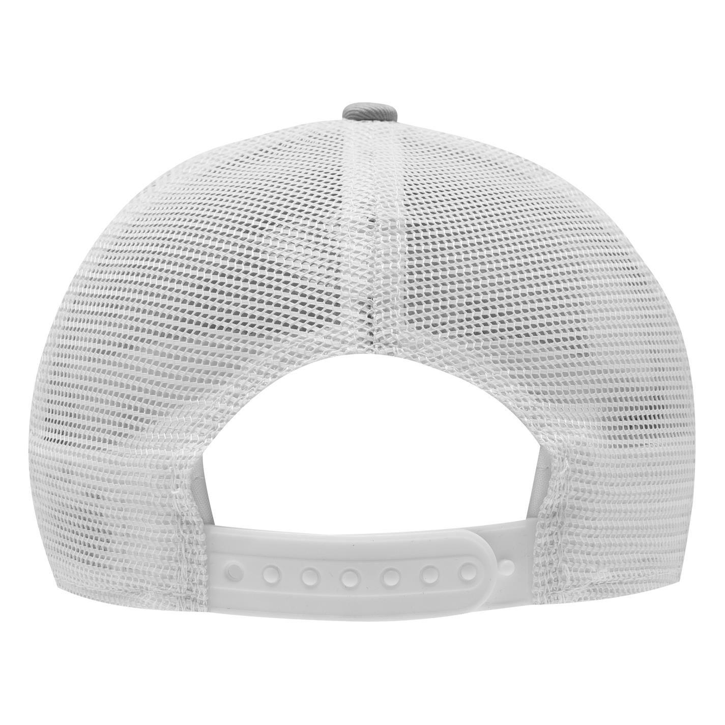 NY Grey/White - New Era - Youth Adjustable Trucker Cap - 3