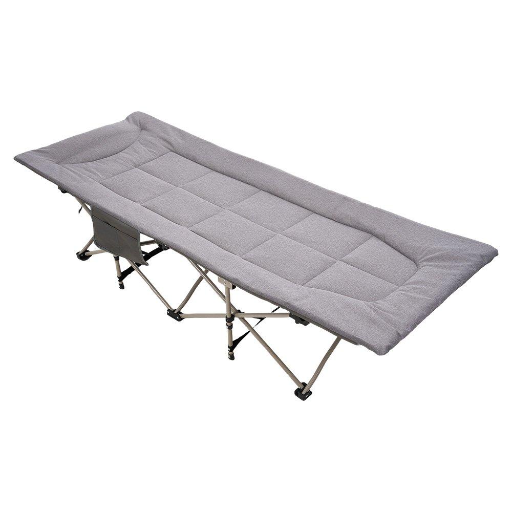 Light Grey - Breeins - Portable Folding Camping bed - 4