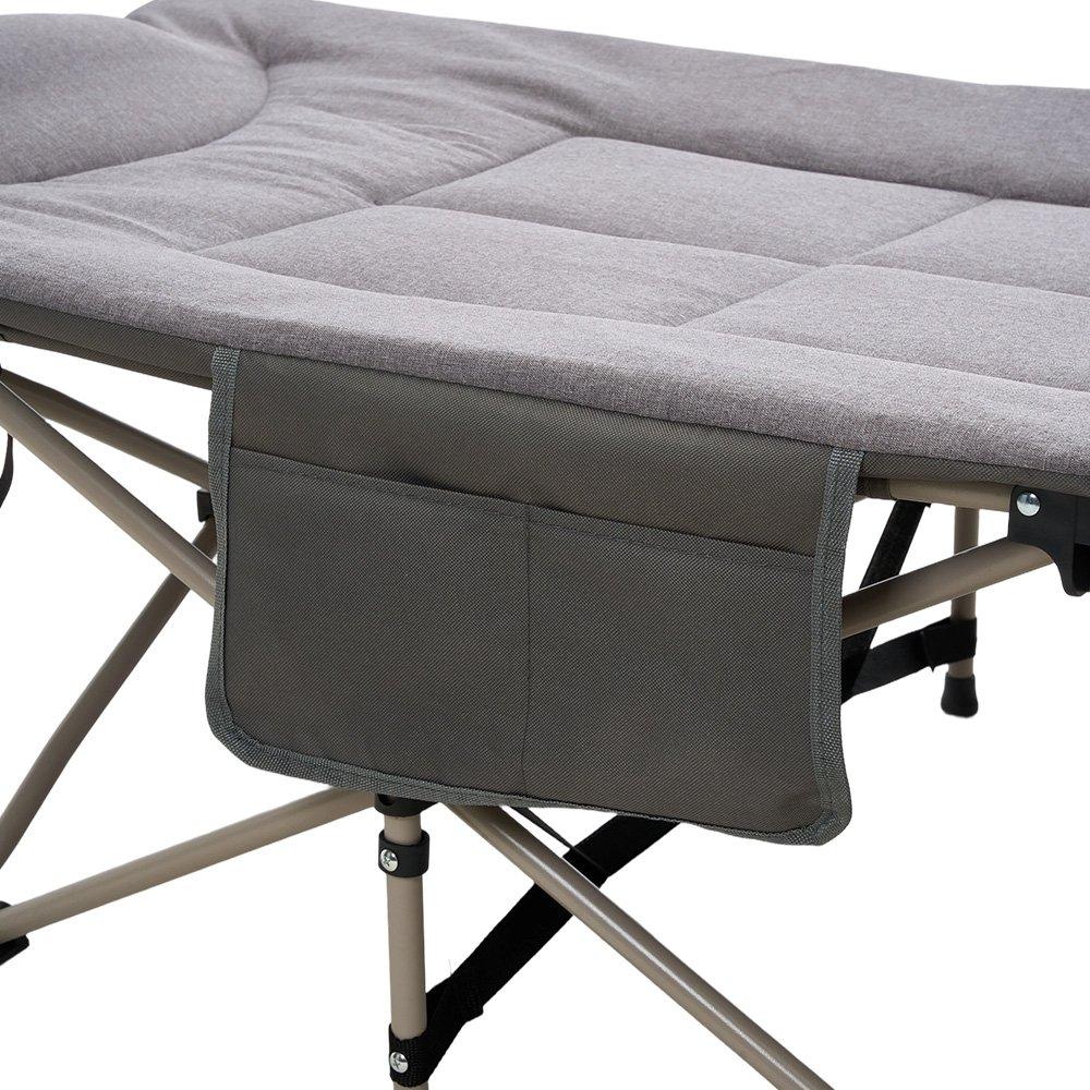 Light Grey - Breeins - Portable Folding Camping bed - 8