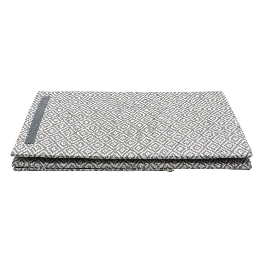 Grey - JVL - Argyle Foldable Paper Laundry Hamper - 4