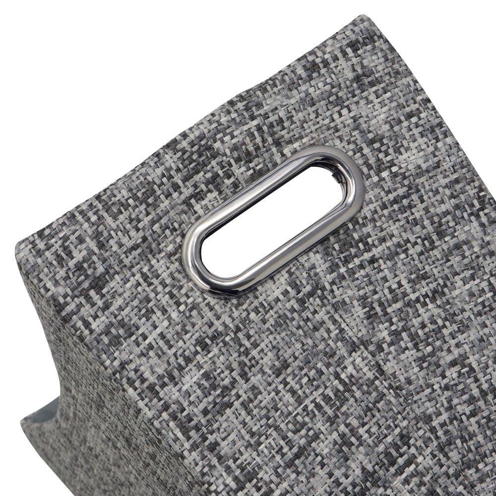 Grey - JVL - Urban Paper Magazine Holder - 3