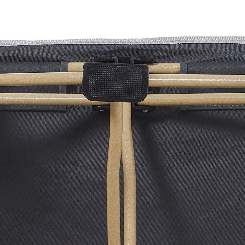 Grey - Breeins - Foldable Camping Bed with Mattress - 12