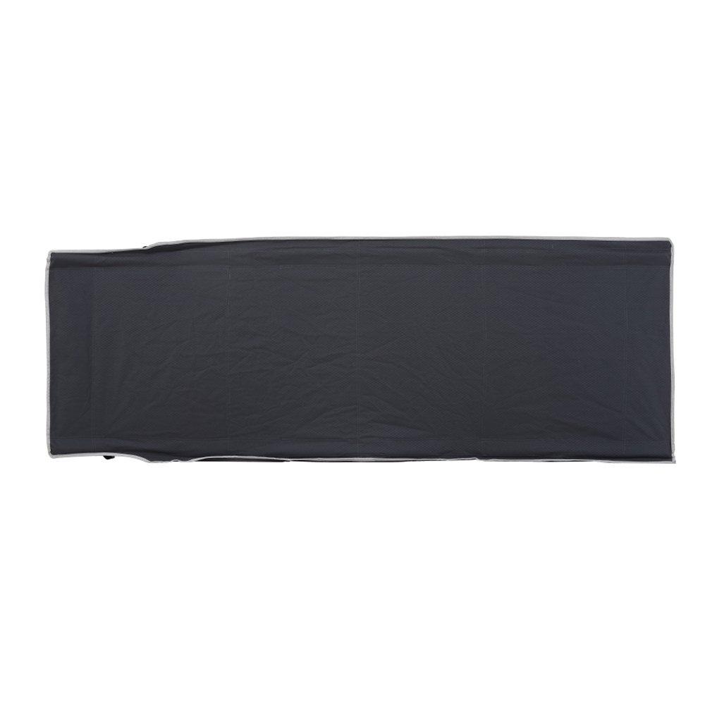Grey - Breeins - Foldable Camping Bed with Mattress - 4