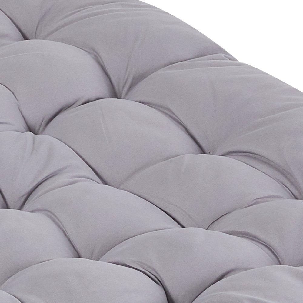 Grey - Breeins - Foldable Camping Bed with Mattress - 9