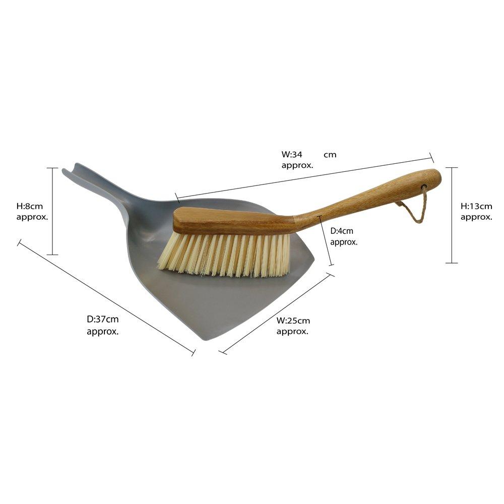 Natural - JVL - Bamboo Cleaning Brush Set - 7
