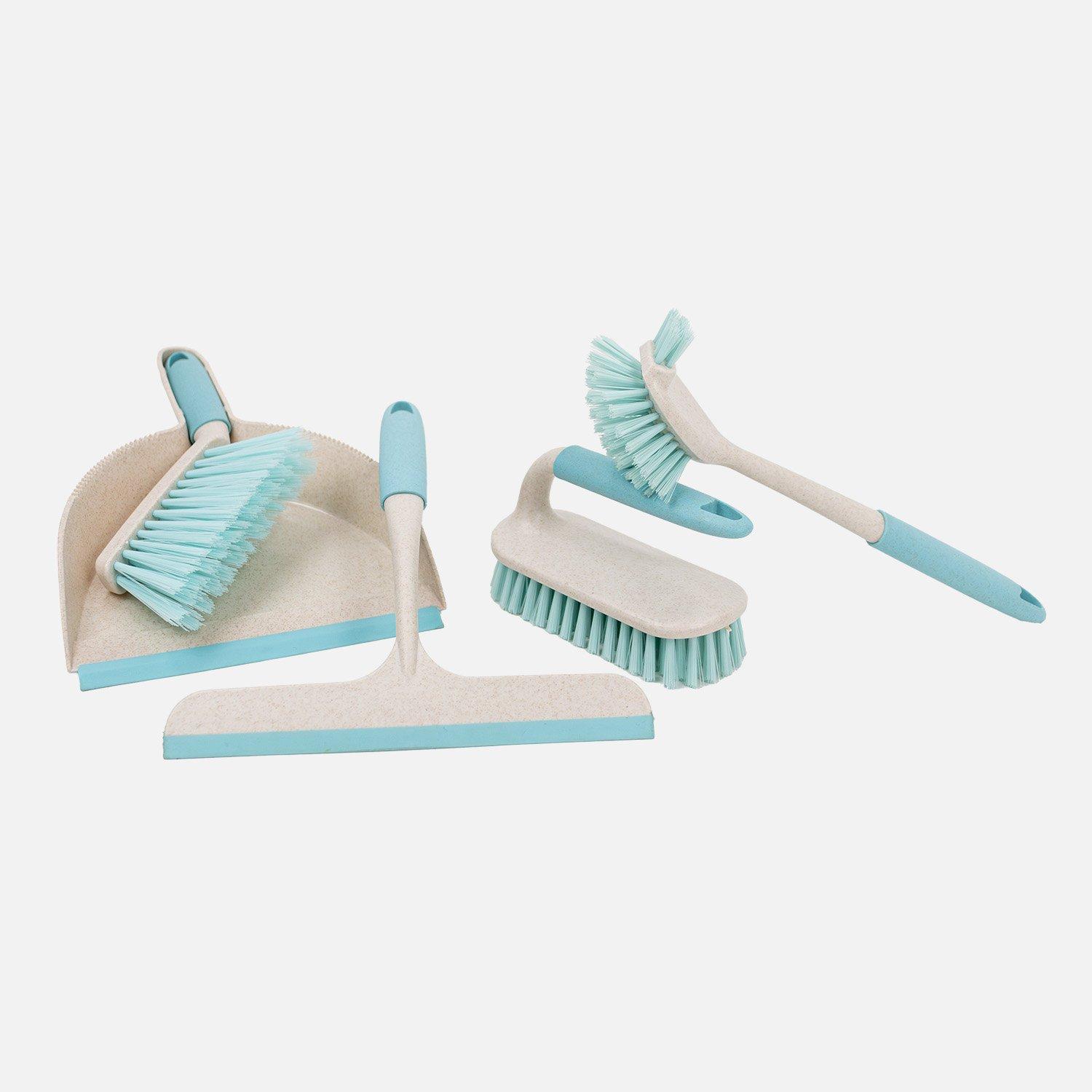 Blue - JVL - Antibac Cleaning Brush Set - 1