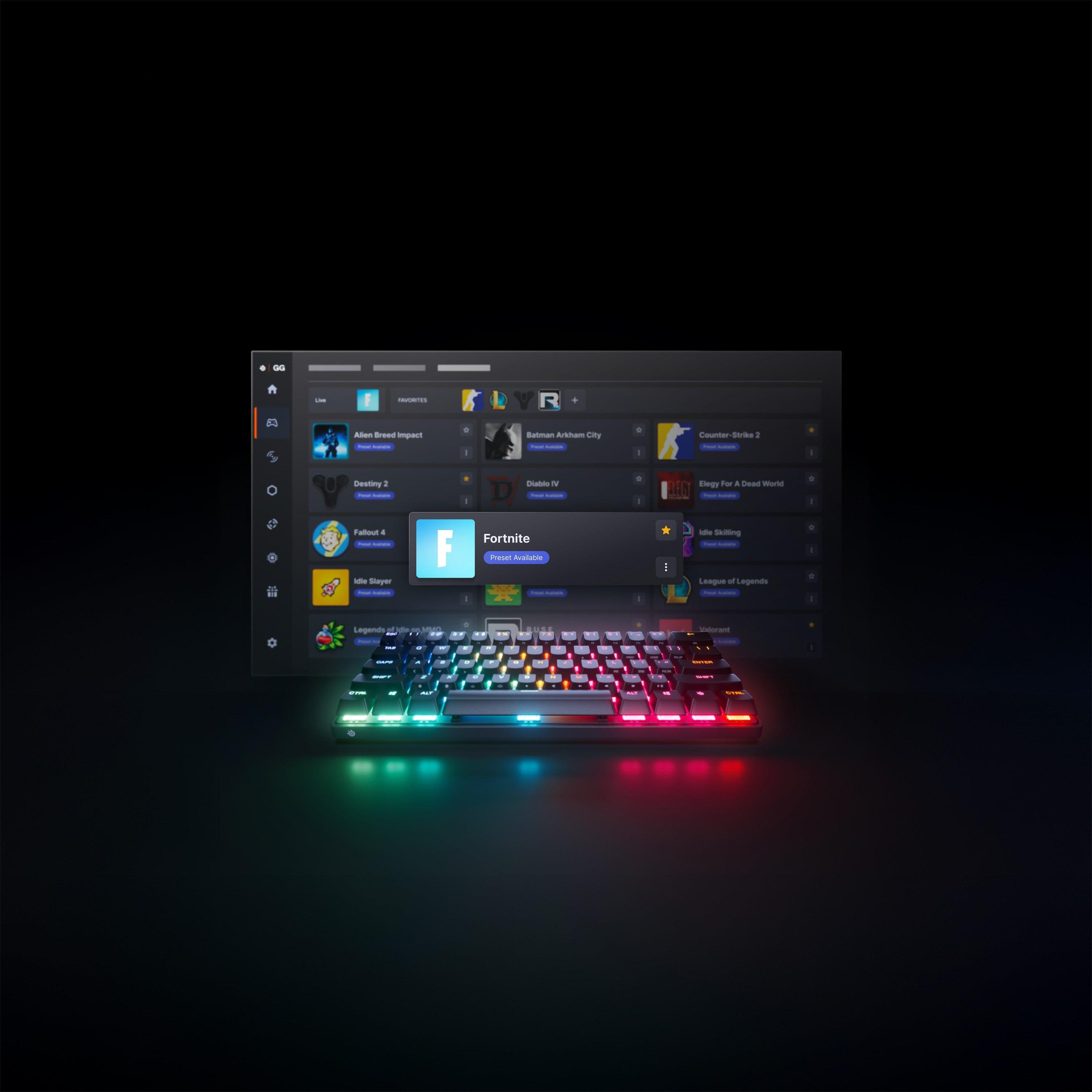 RGB - SteelSeries - SteelSeries Apex Pro Mini-Gen 3 Gaming Keyboard - 7