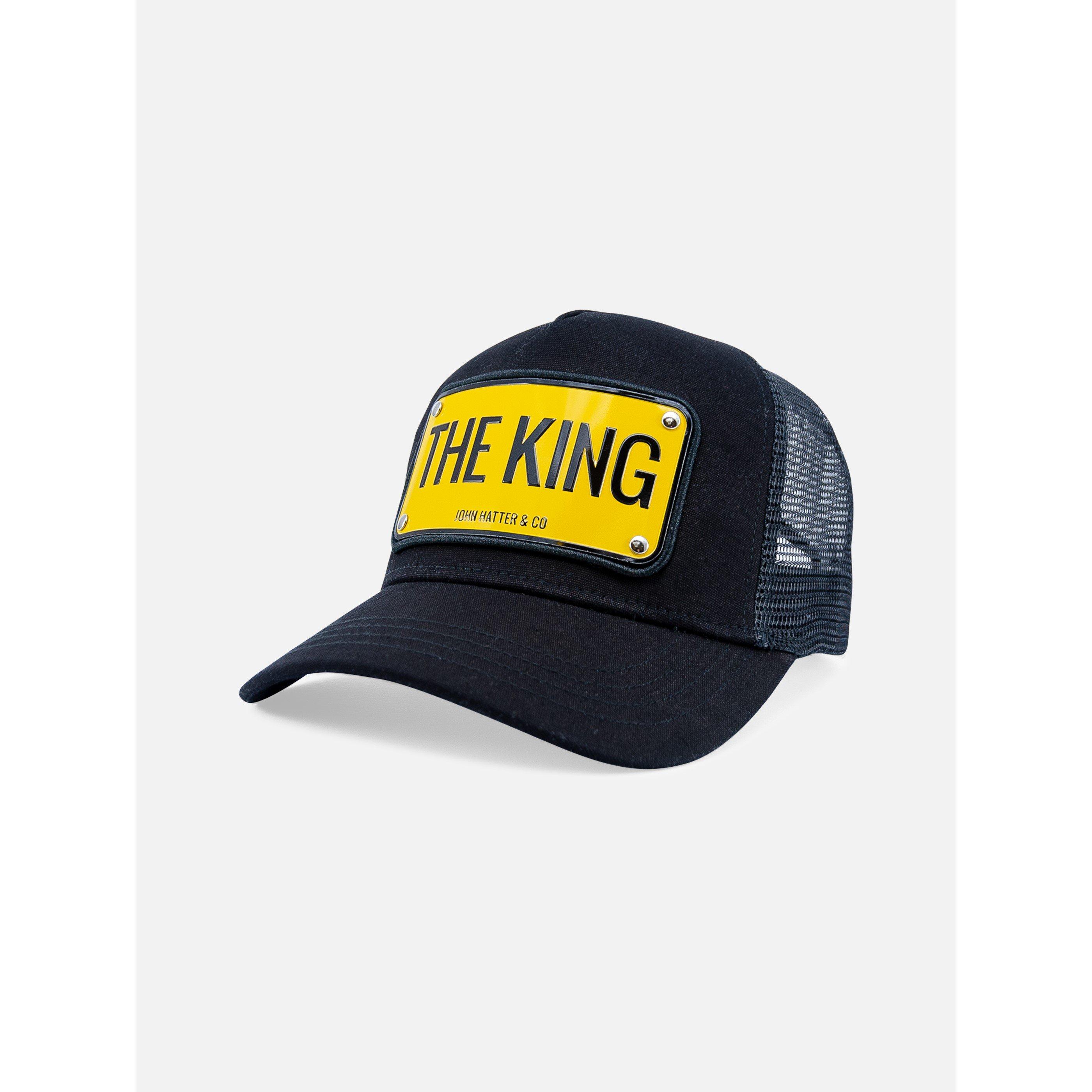 Zwart met geel - John Hatter and CO - The King Trucker Cap - 1