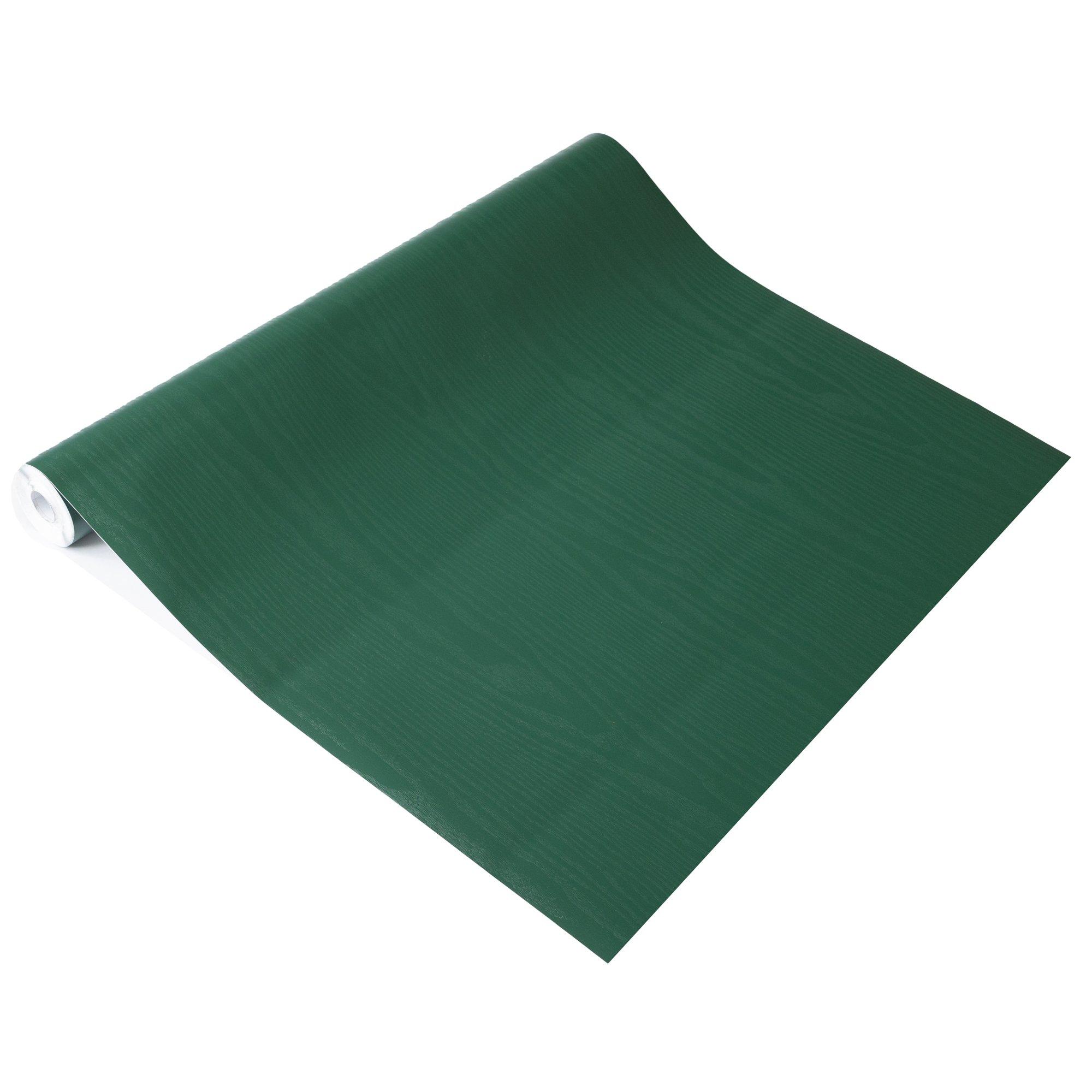 Green - D C Fix - Pine Green Wood Self-adhesive Vinyl 67.5cmx2m - 2