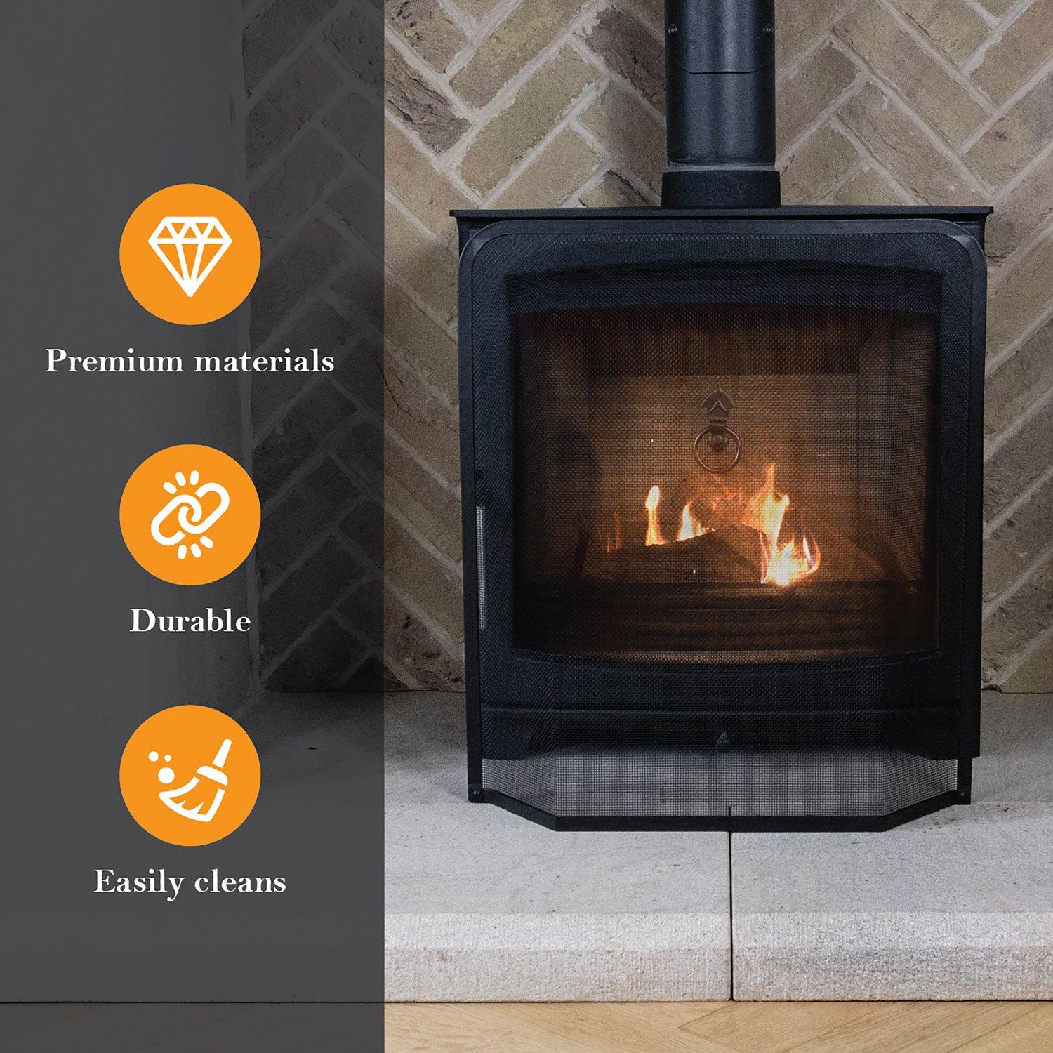 Black - JVL - Quantock Spark Guard - 3