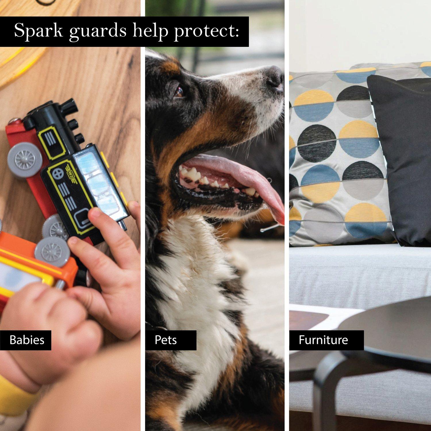 Black - JVL - Quantock Spark Guard - 6