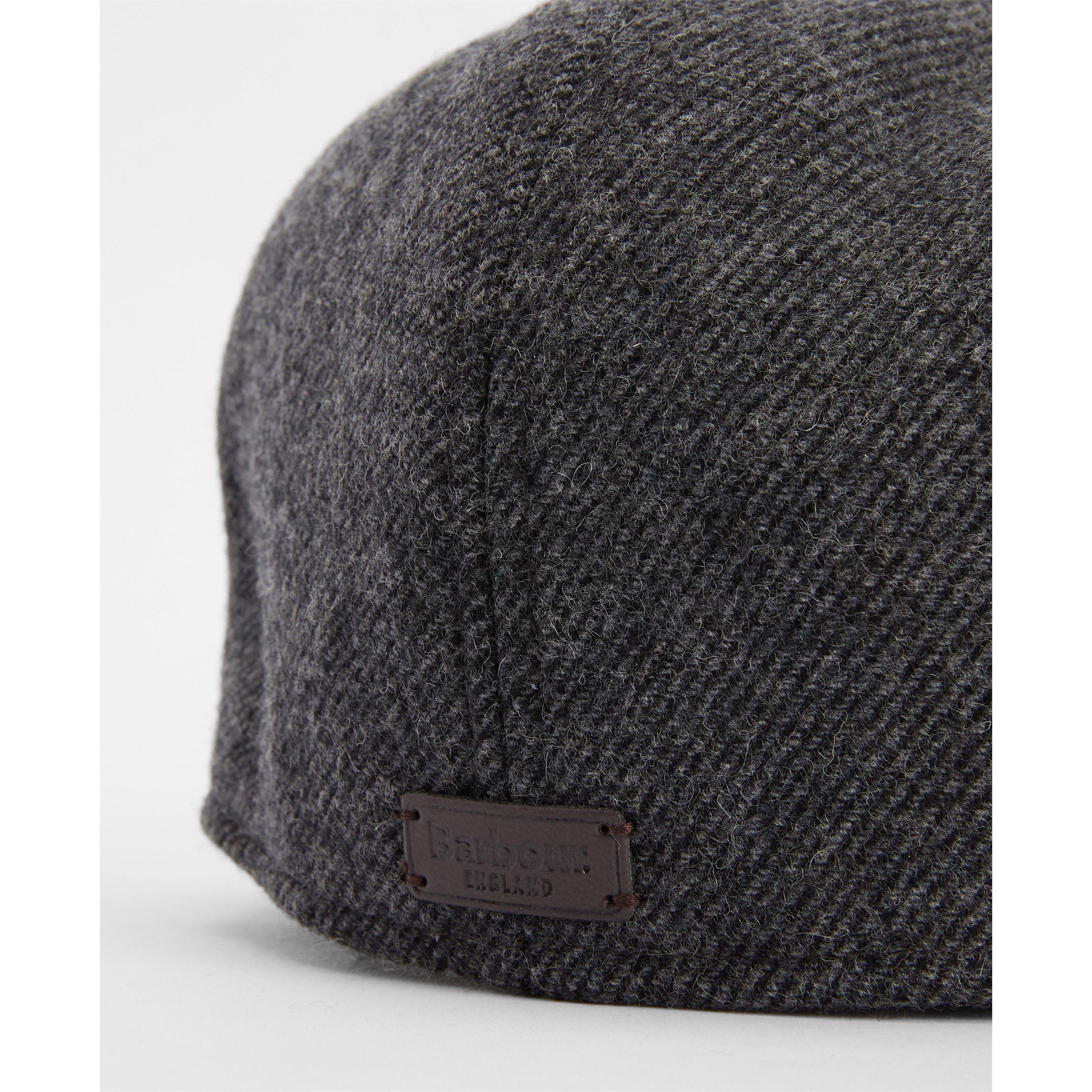 Charcoal CH15 - Barbour - Men's Claymore Wool Herringbone Baker Boy Hat - 5