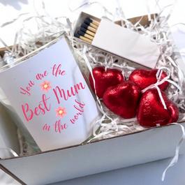 Aye Do The Best Mum In The World Candle Gift Set 7595
